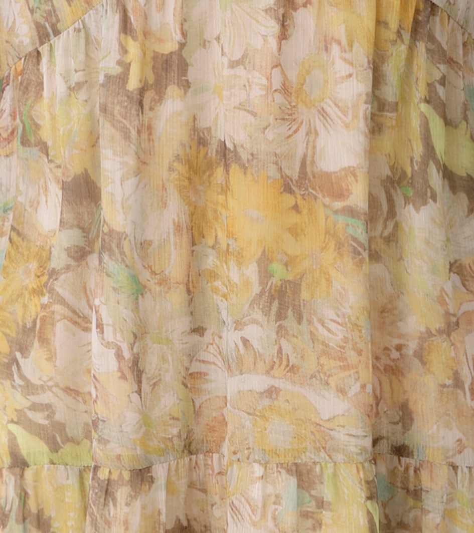 Aniston CASUAL Maxi robe mit pastellfarbenen Blumendruck - NEUE KOLLEKTION