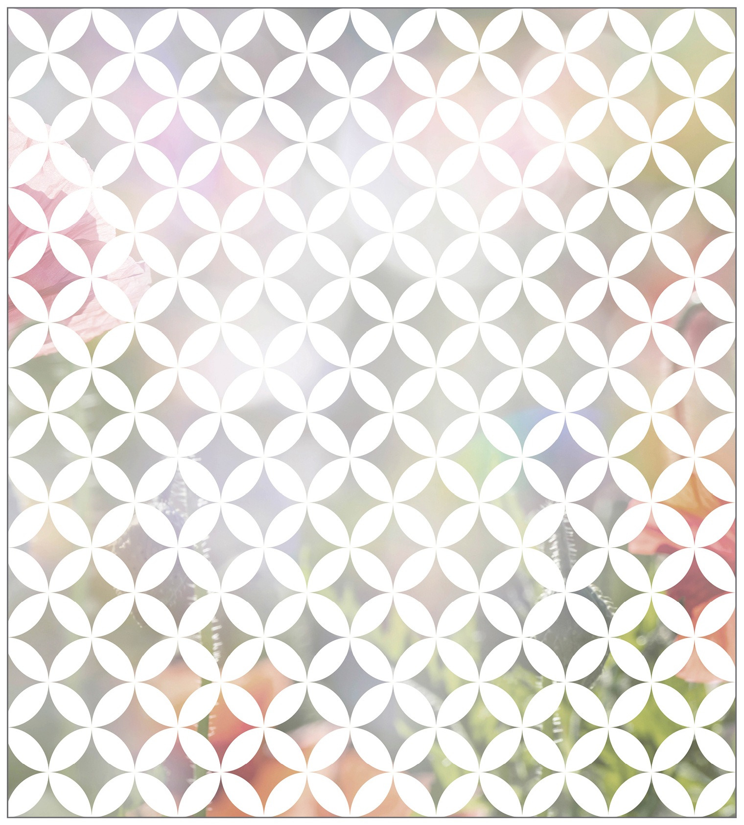 Image of MySpotti Fensterfolie »Look Chadi white«, halbtransparent, glattstatisch haftend, 90 x 100 cm, statisch haftend bei Ackermann Versand Schweiz