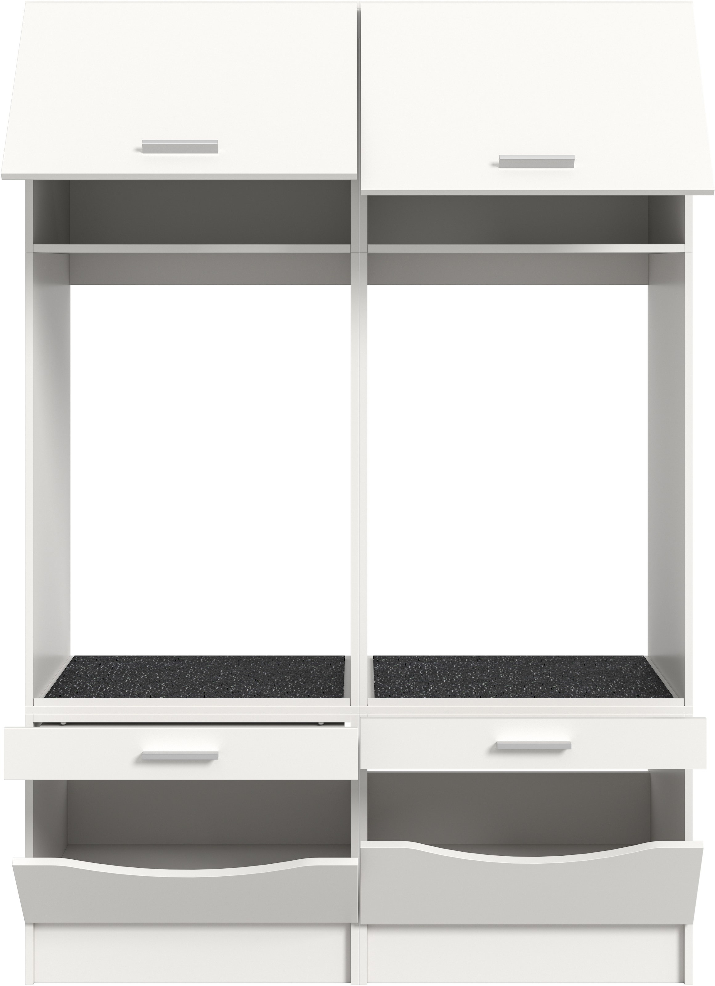 welltime Set d'armoires multi-usages »FALAS, TOPSELLER!, 2-teilig, Hauswirtschaftsraum Set, Breite 133 cm«