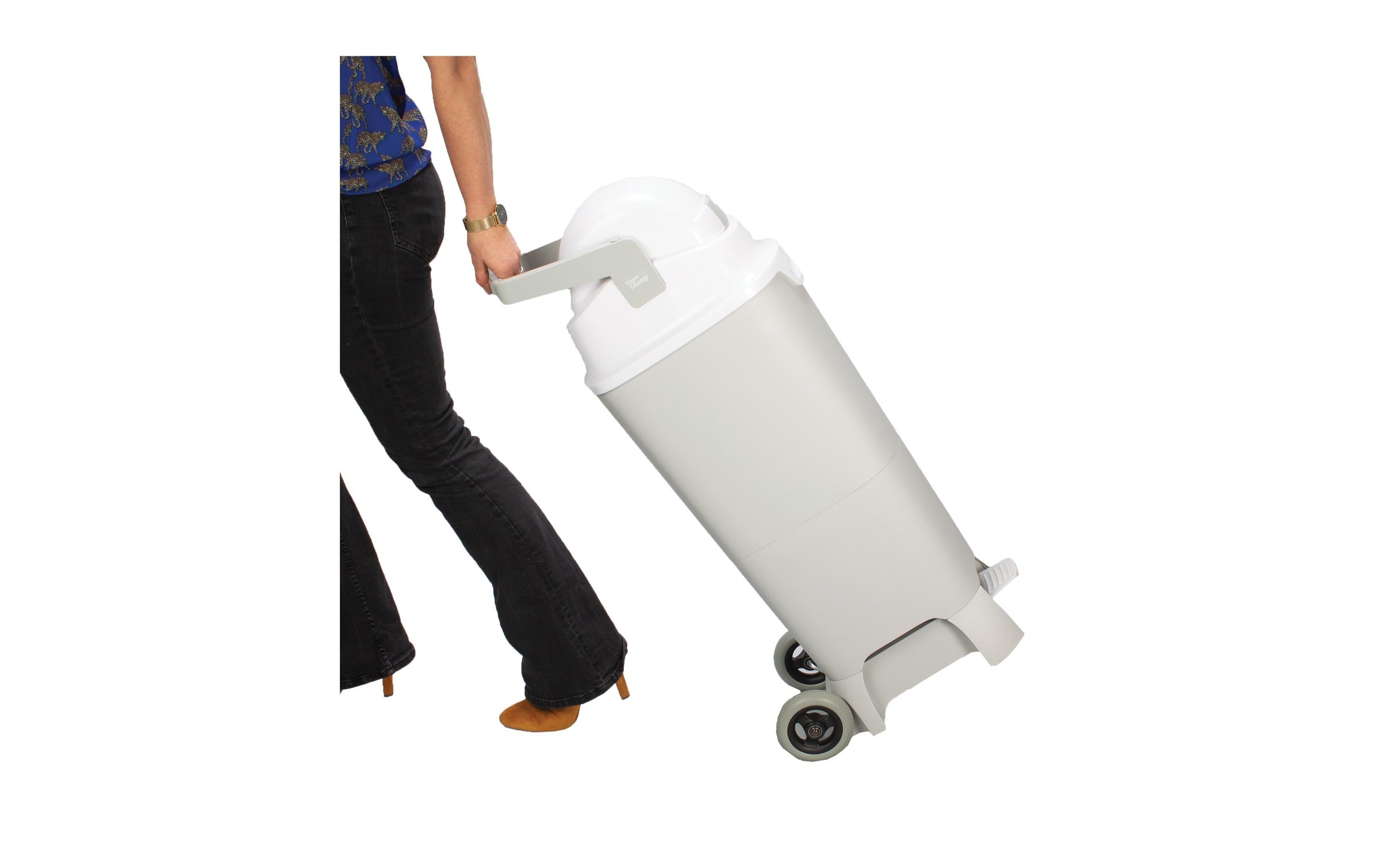 Windeleimer »Diaper Champ One Maxi Handsfree plus 120 l Silberfarben«