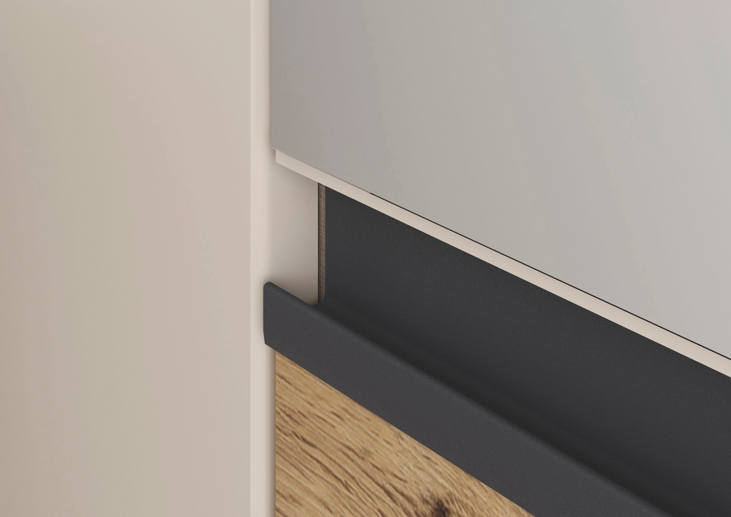 rauch Armoire à portes battantes »Kleiderschrank Schrank Garderobe COSTA in den Breiten 91/136/181 cm« En 3 configurations BASIC/CLASSIC/PREMIUM,  beaucoup d’espace, façade sans poignées et fonction push-to-open MADE IN GERMANY