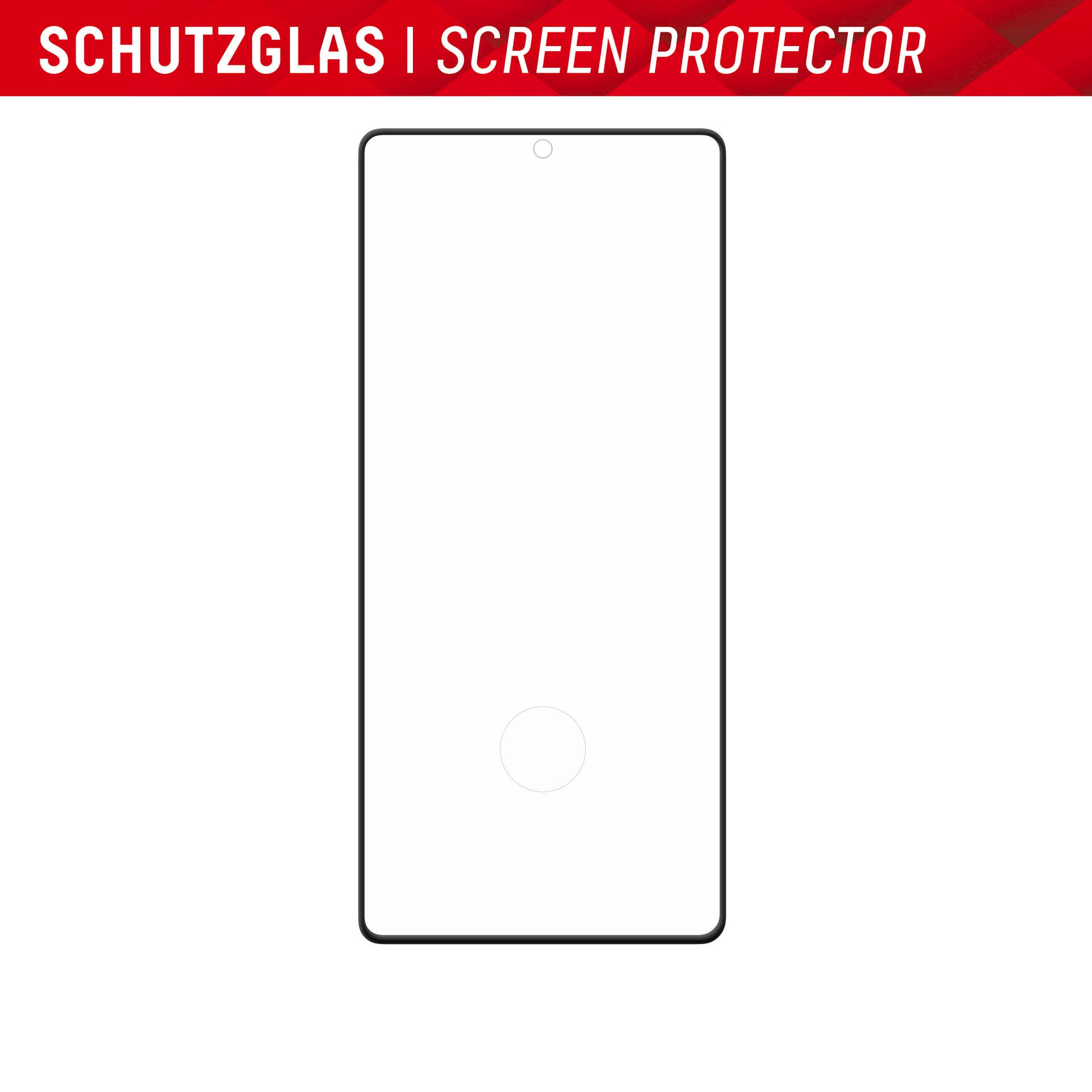 Displex Displayschutzglas »Real Glass 3D Screen Protection« für Samsung Galaxy S23 Ultra Displayschutzfolie, Schutzfolie, Bildschirmschutz, kratz- & stossfest