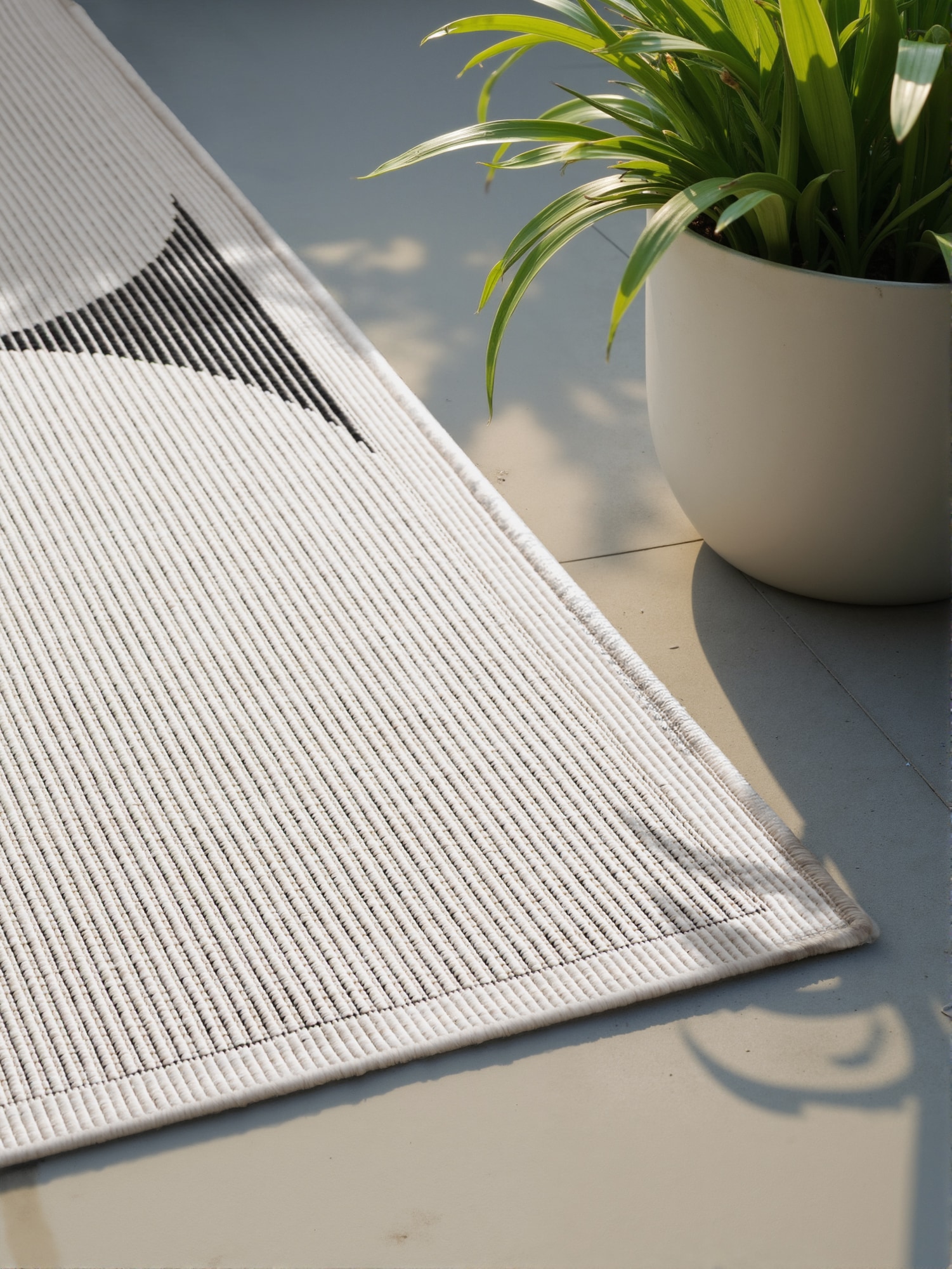 HANSE Home Outdoorteppich »Bowen Wendeteppich«, rechteckig, 5 mm Höhe, Läufer, In und Outdoor, Flachgewebe, wetterfest, pflegeleicht, robust