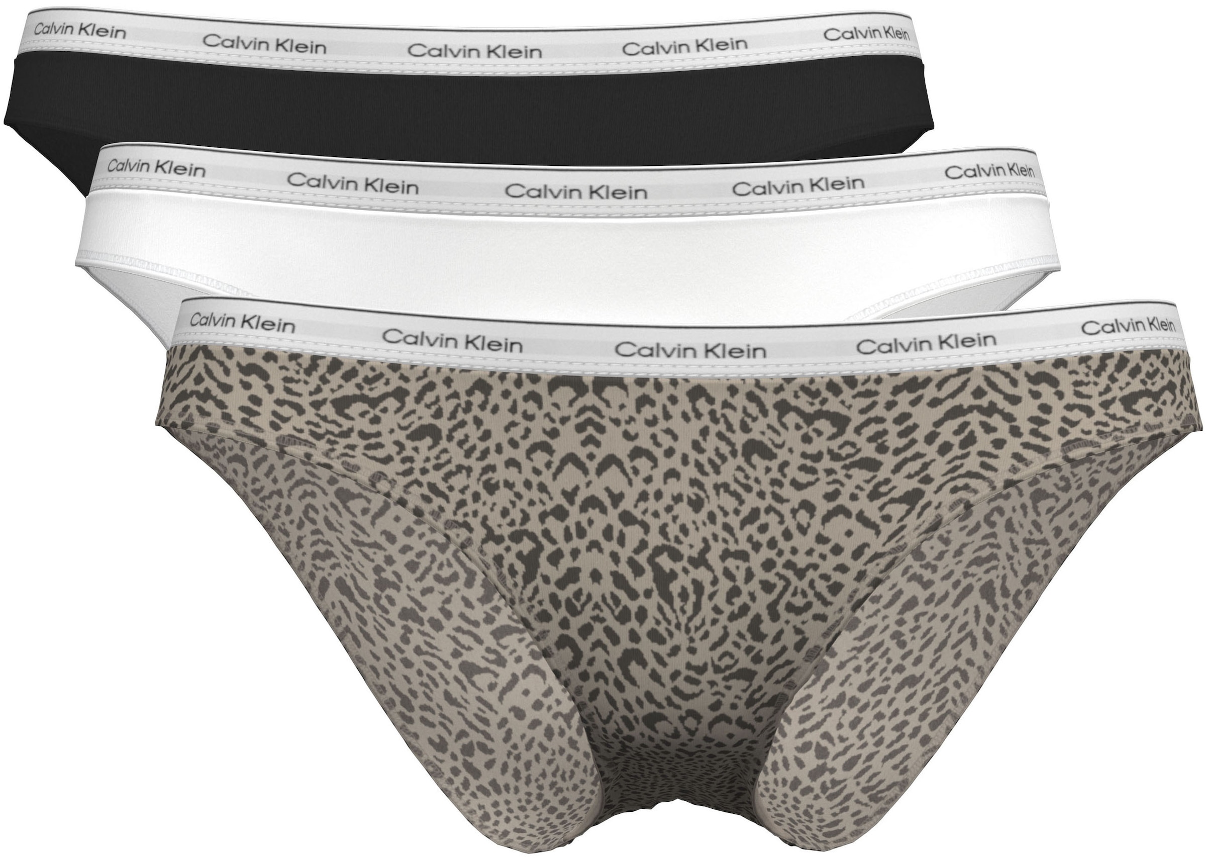 Calvin Klein Underwear Bikinislip »BIKINI 3PK« Packung, 3er-Pack,  Körpernahe Passform mit elastischem Bund