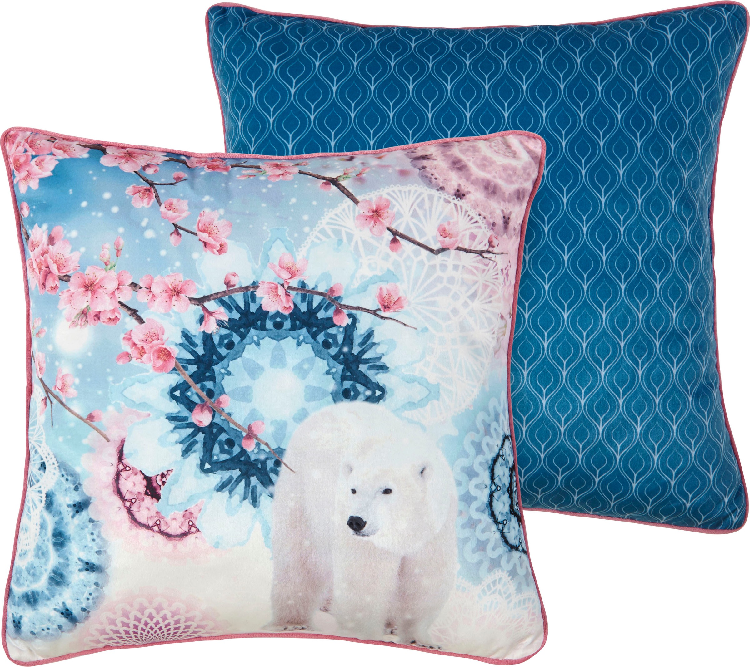 Image of hip Dekokissen »Kodiak«, (1 St., 1 48x48 cm Dekokissen - Mit biese), Mandala bei Ackermann Versand Schweiz