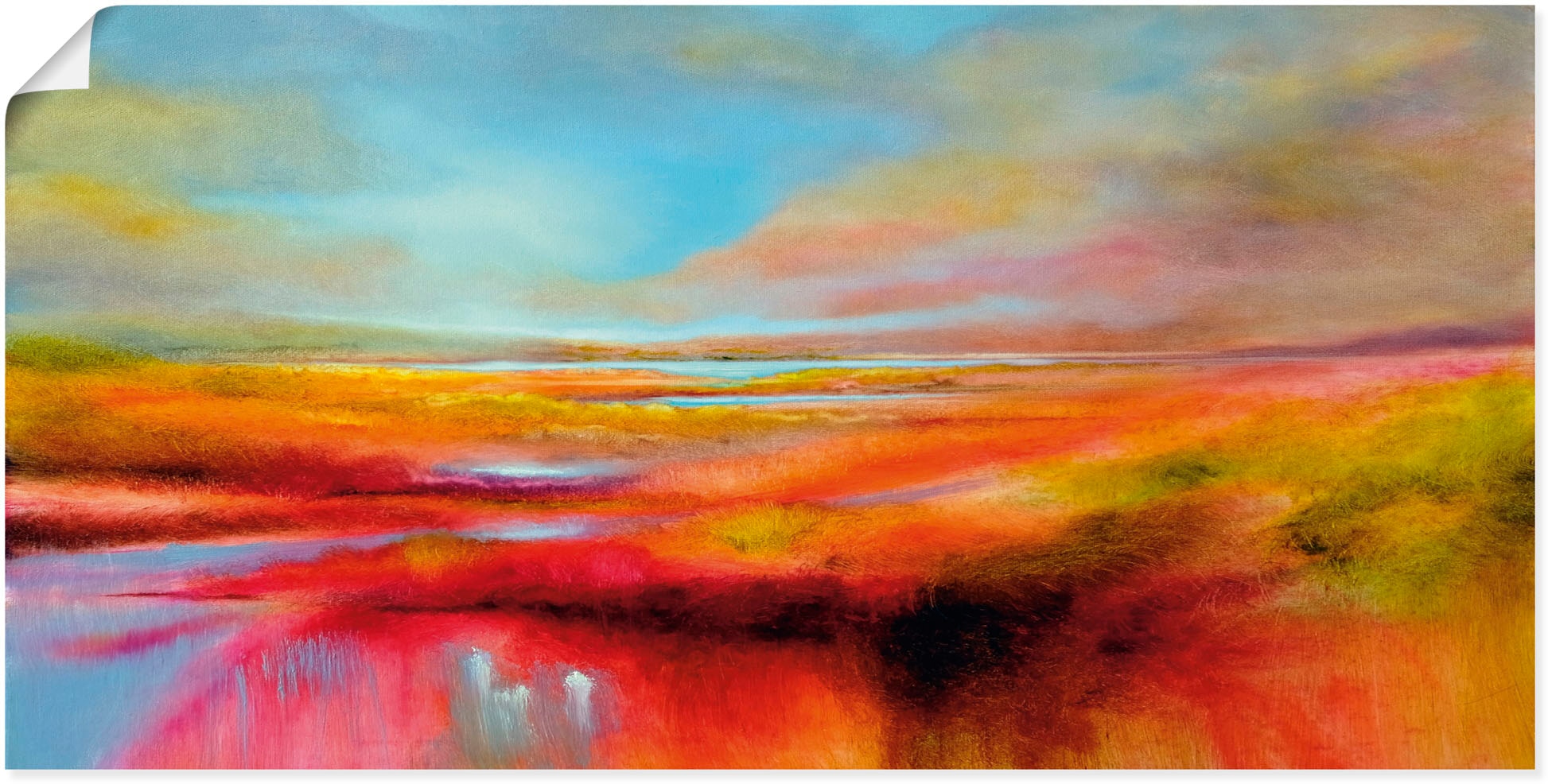 Image of Artland Wandbild "Ein perfekter Tag" Bilder vom Sonnenuntergang & -aufgang 1 Stk. tlg. als Leinwandbild, Poster in verschied. Grössen