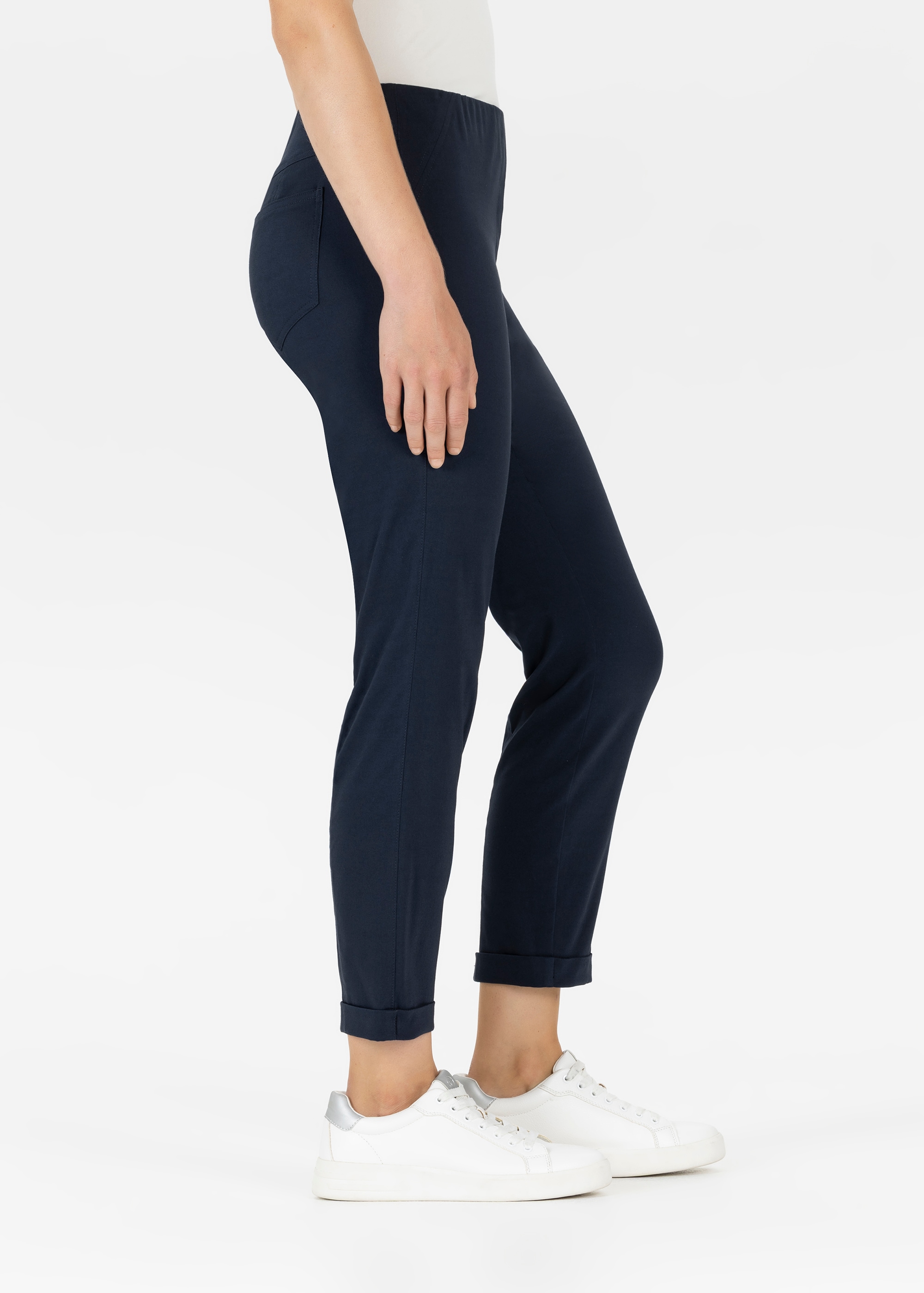 Stehmann Pantalon en tissu »Sylvia-680«  3/4-Hose mit schmalem Bein