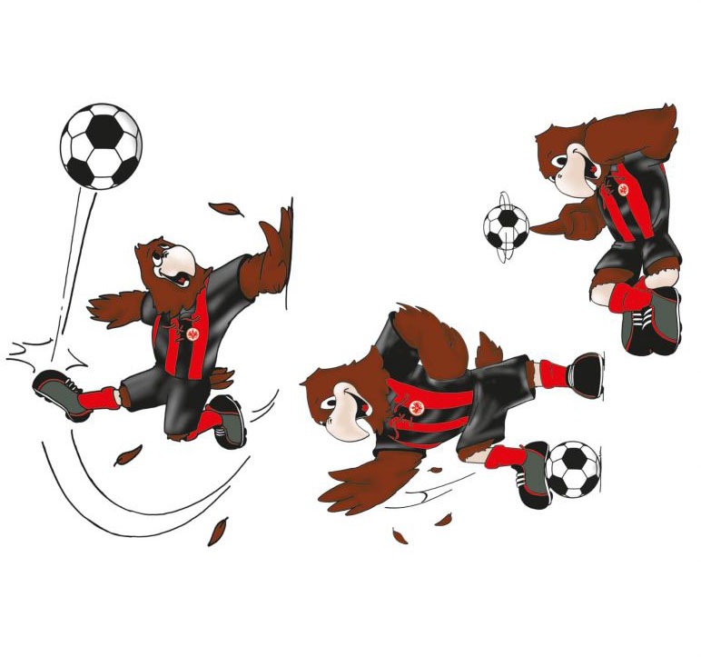 Image of Wall-Art Wandtattoo »Eintracht Frankfurt Attila Set«, (1 St.) bei Ackermann Versand Schweiz