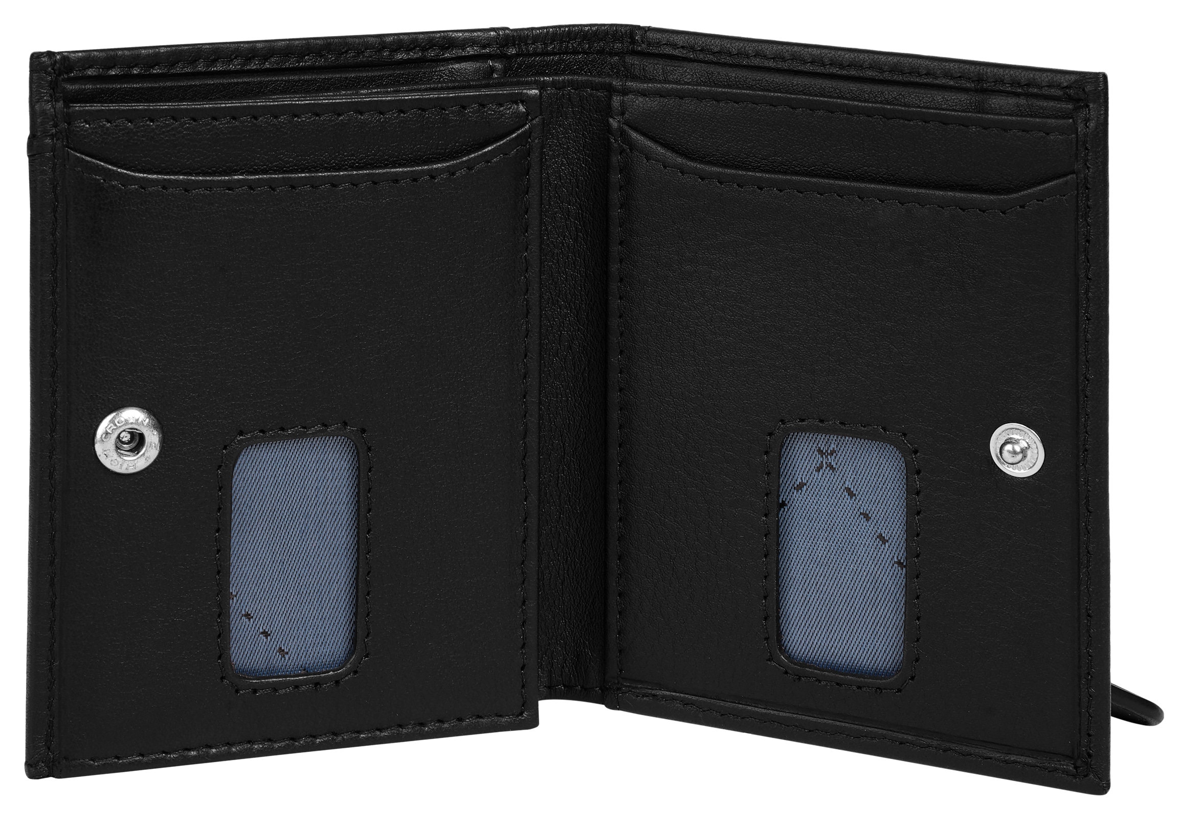 bugatti Porte-monnaie »BUGATTI Herren, Damen SECURE SLIM echt Leder« cuir véritable