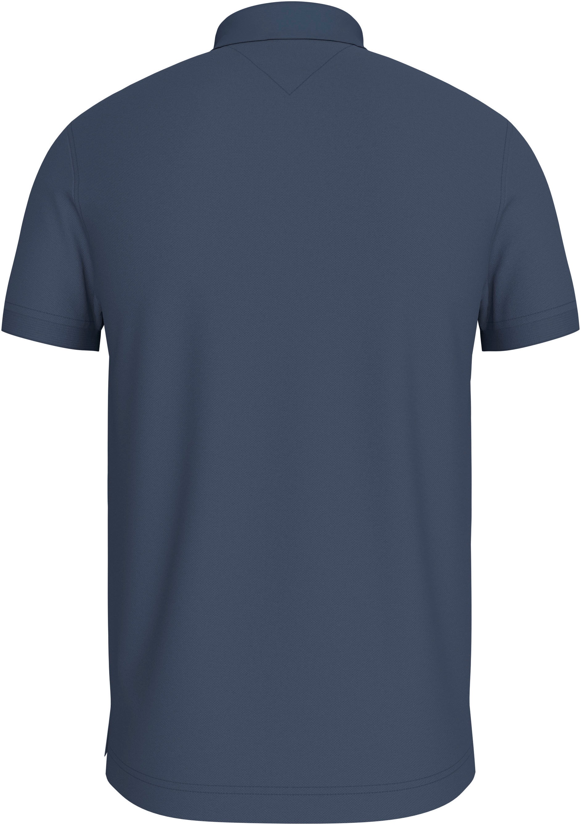 Tommy Hilfiger Poloshirt »1985 SLIM POLO mit Piqué-Struktur und Stickerei«, meliert, casual, slim fit, Baumwollmix, Polokragen