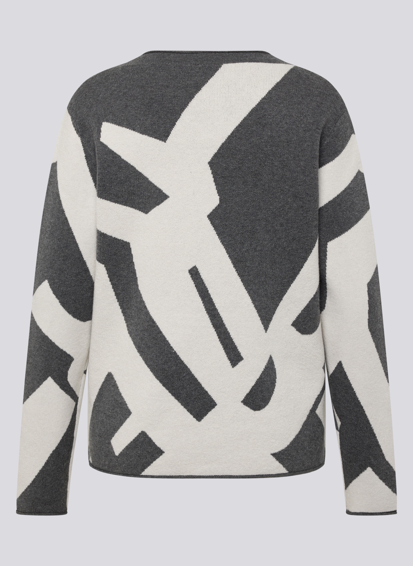 Rabe Strickpullover mit grafischem Muster