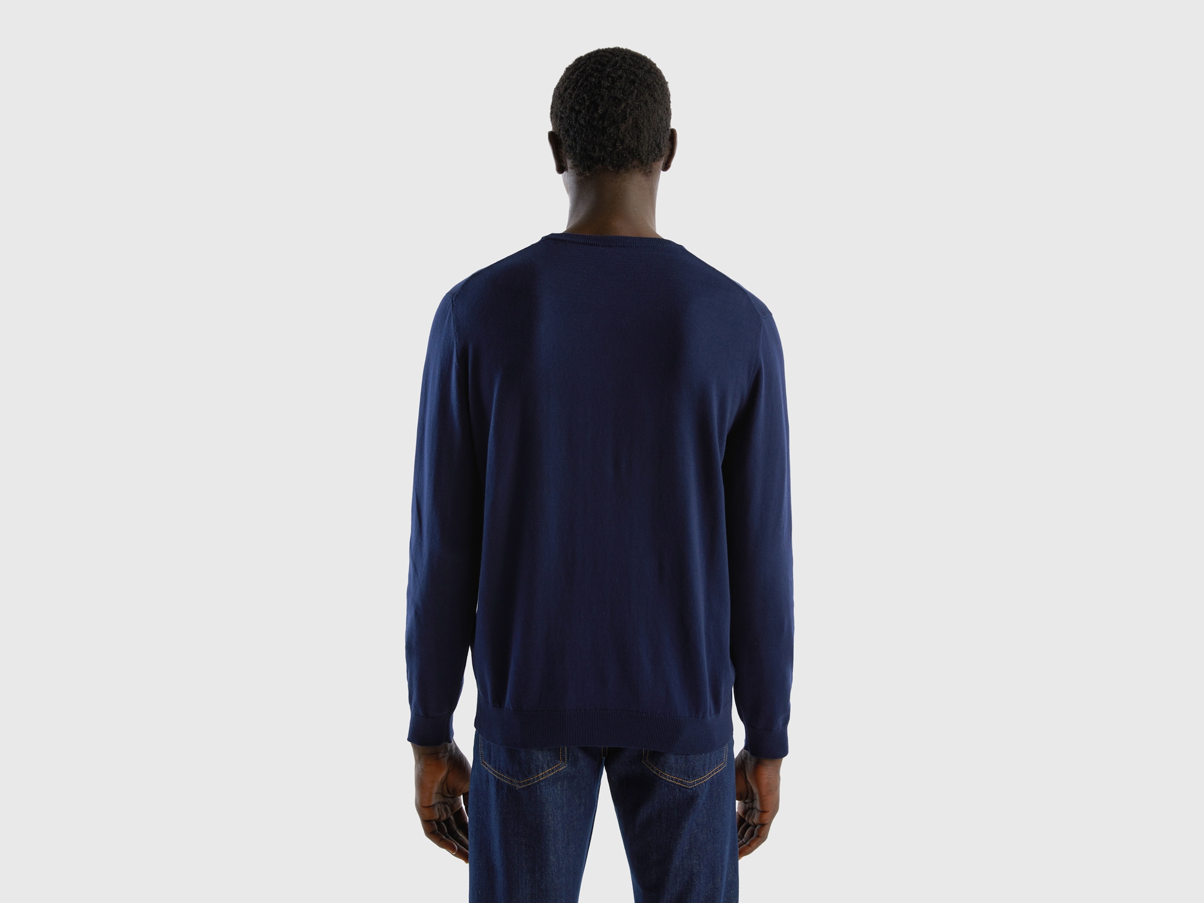 United Colors of Benetton Rundhalspullover, mit Markenlabel