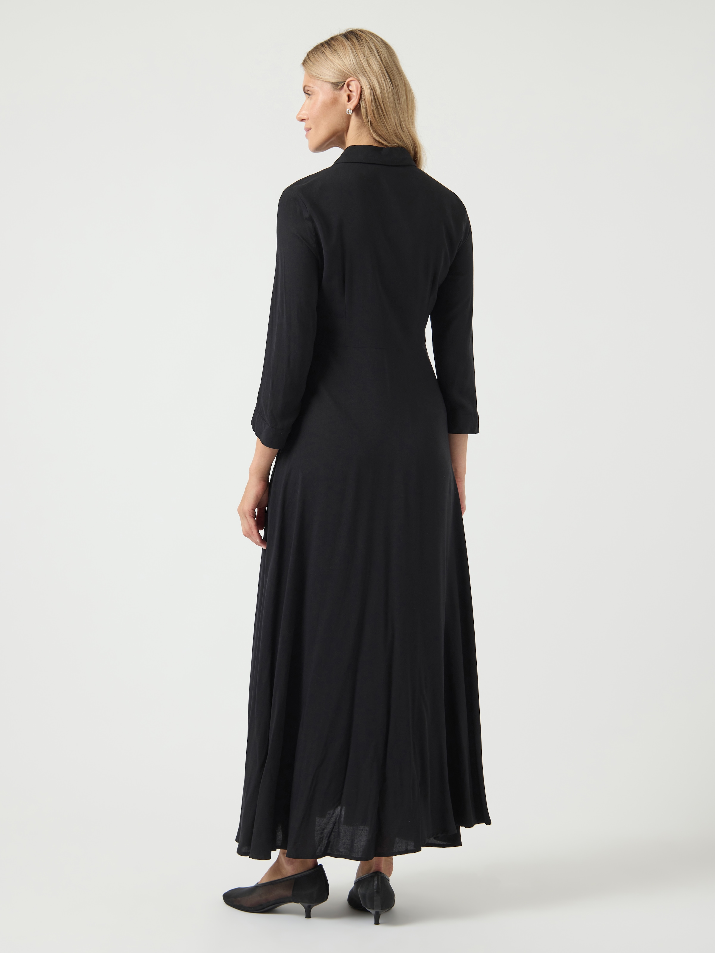 Y.A.S Robe chemisier »YASSAVANNA LONG SHIRT DRESS« Sommerkleid, mit 3/4 Ärmel