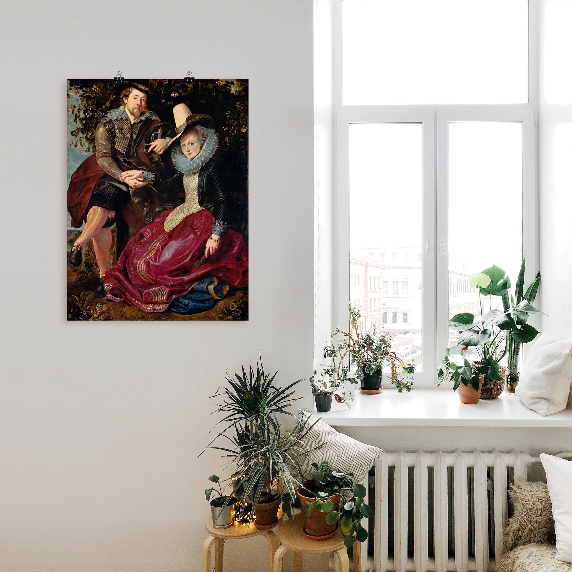 Geissblattlaube«, oder Wandbild in kaufen und Grössen Artland in Leinwandbild, als Frau Paar, Poster Wandaufkleber (1 versch. St.), »Rubens jetzt