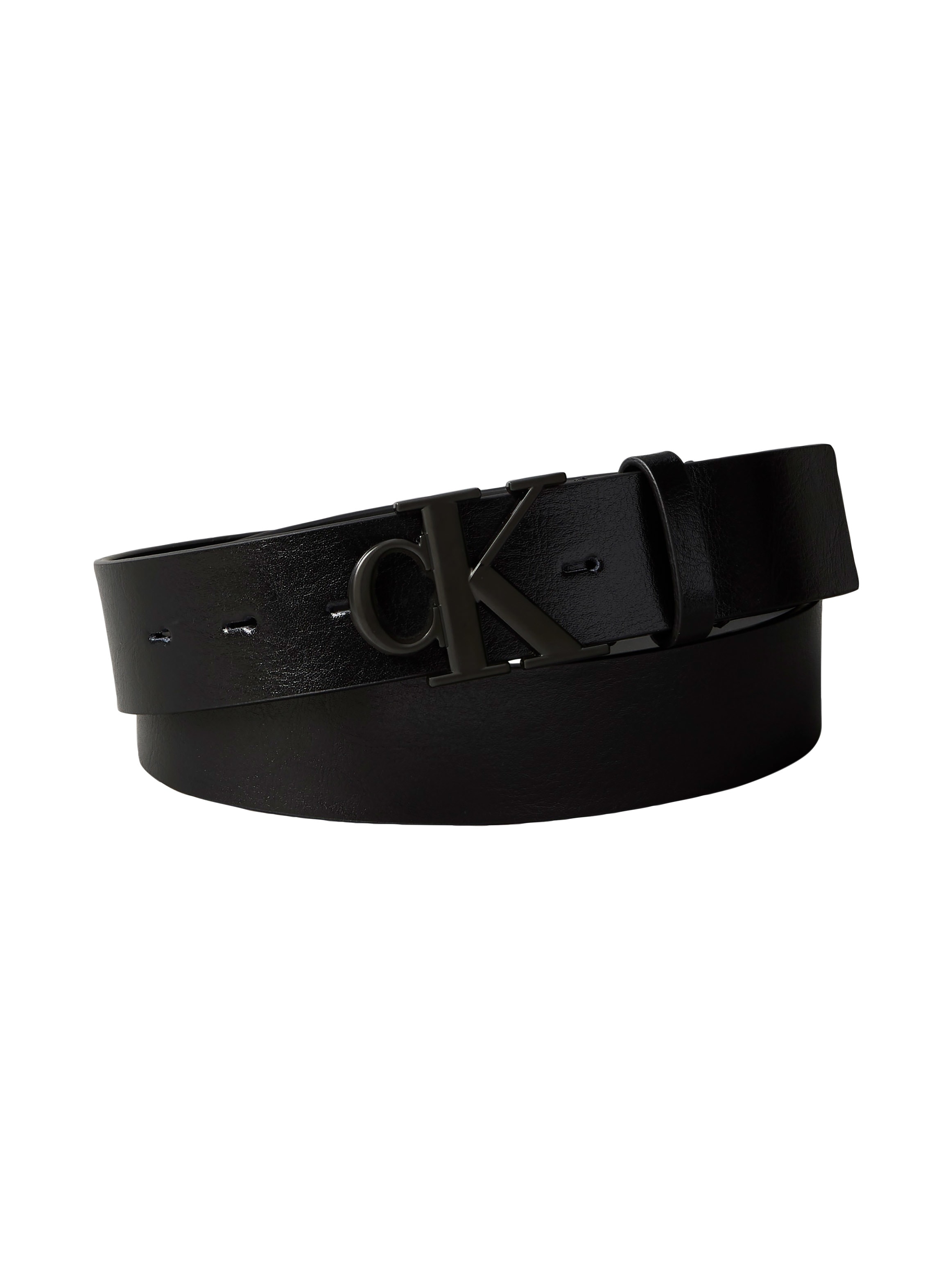 Image of Calvin Klein Jeans Ledergürtel "MONOGRAM BUCKLE 35MM" Grössenverstellbar