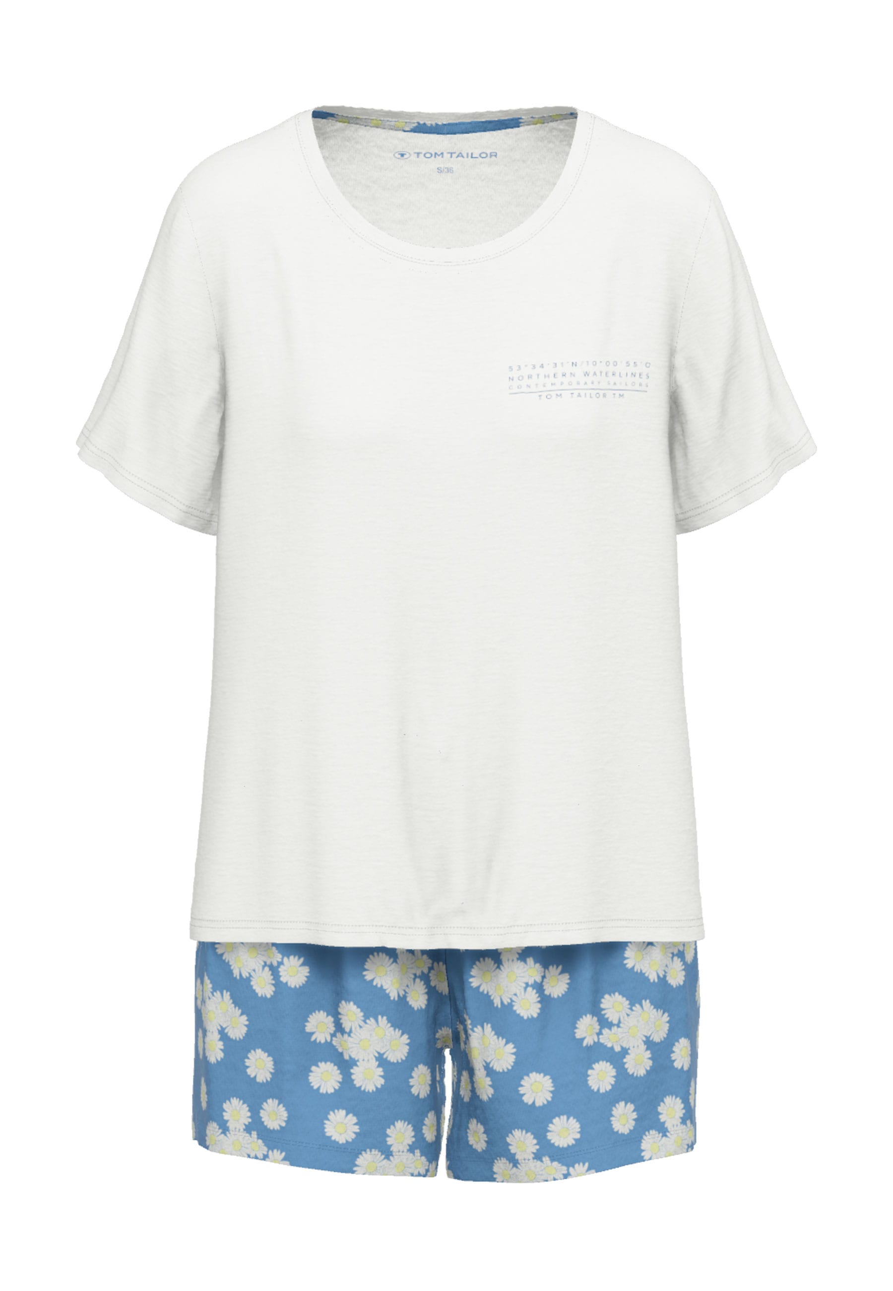 TOM TAILOR Shorty »Positivism«, (2 tlg.), mit floralem Print auf der Hose