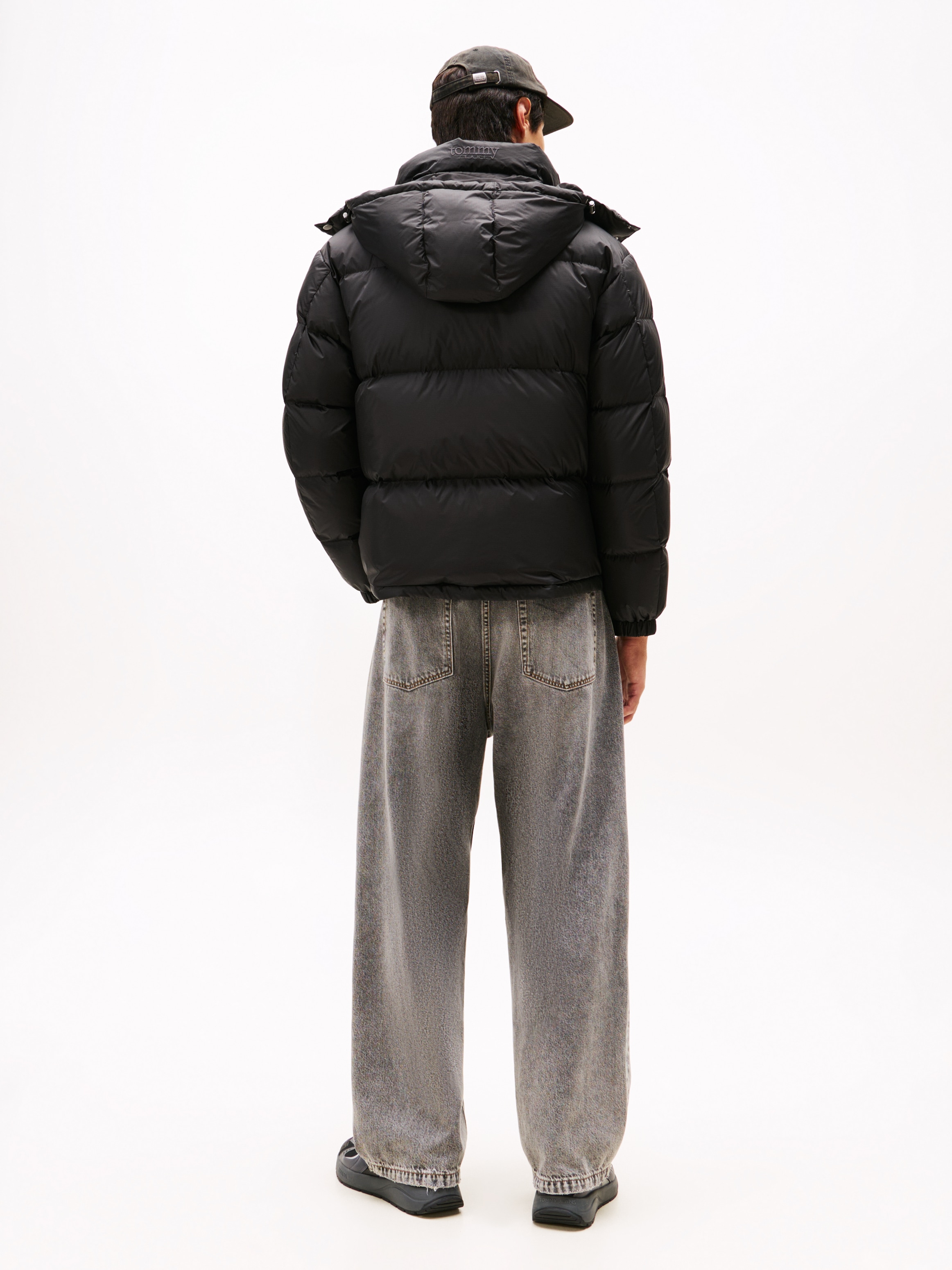 Tommy Jeans Veste matelassée »ALASKA DOWN PUFFER« mit Kapuze Übergangsjacke Regular fit mit abnehmbarer Kapuze