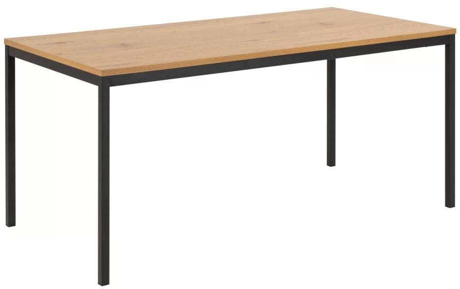 Image of AC Design Esstisch "Seaford Eiche/Schwarz"