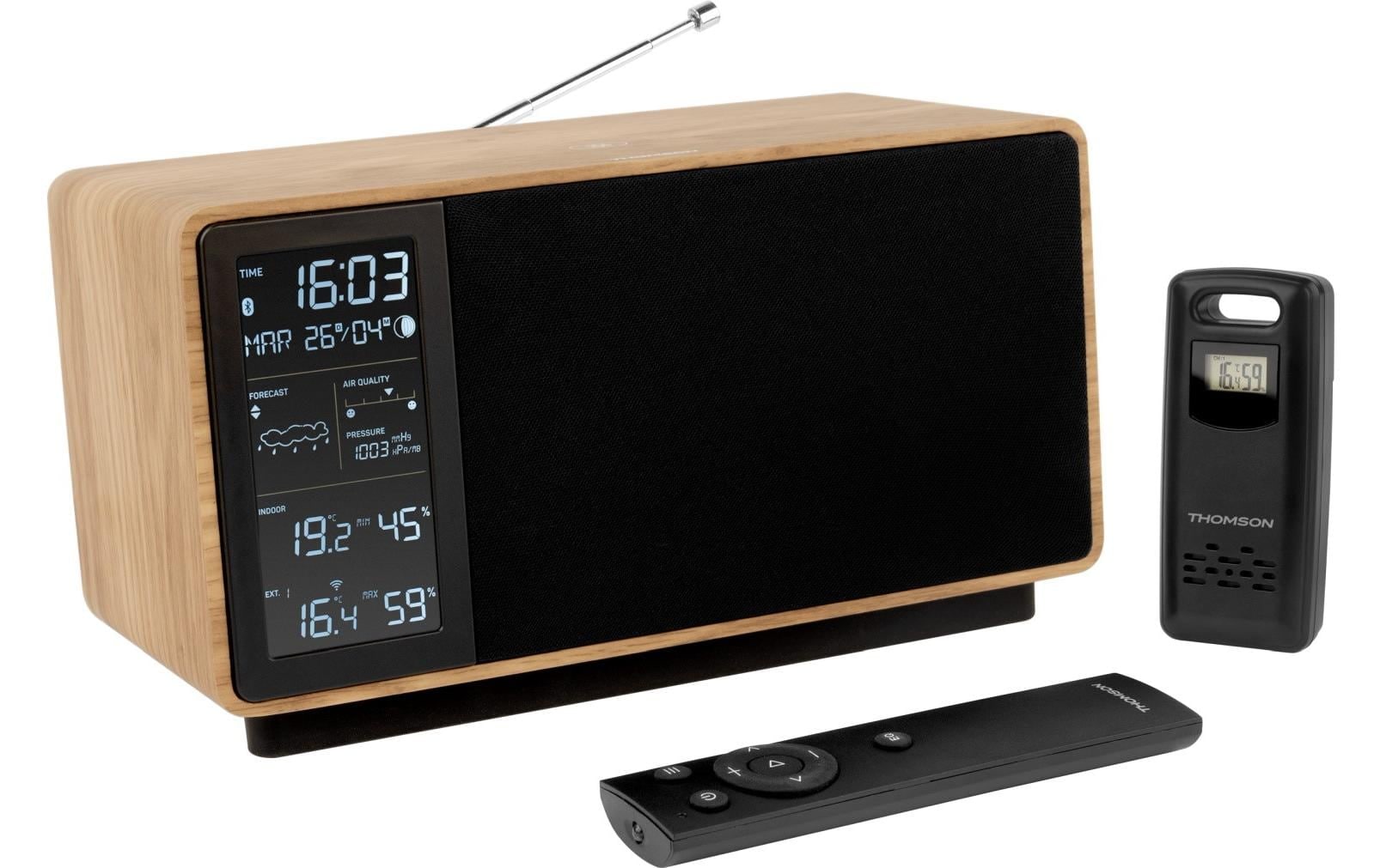 Thomson Wetterstation »WS202 Bluetooth-Lautsprecher, FM-Radio« ()