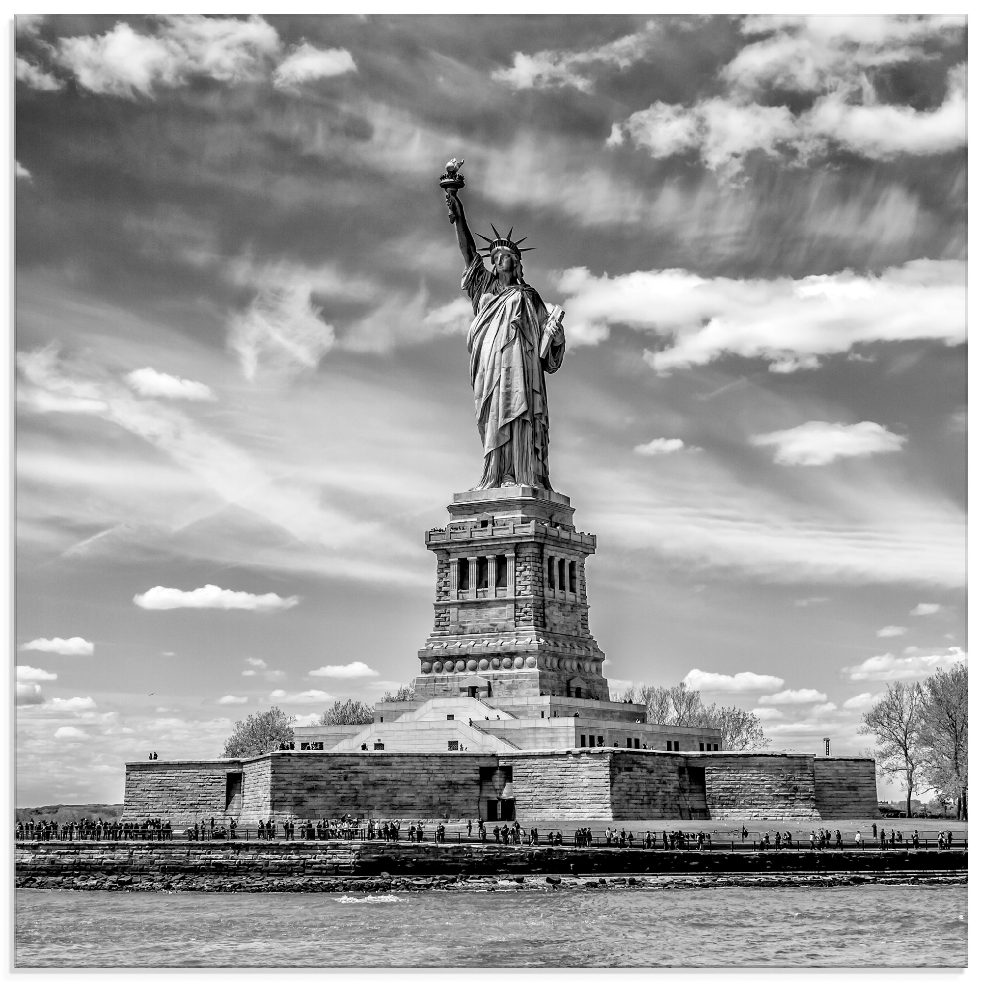 Image of Artland Glasbild "New York City Freiheitsstatue" Amerika 1 Stk. tlg. in verschiedenen Grössen