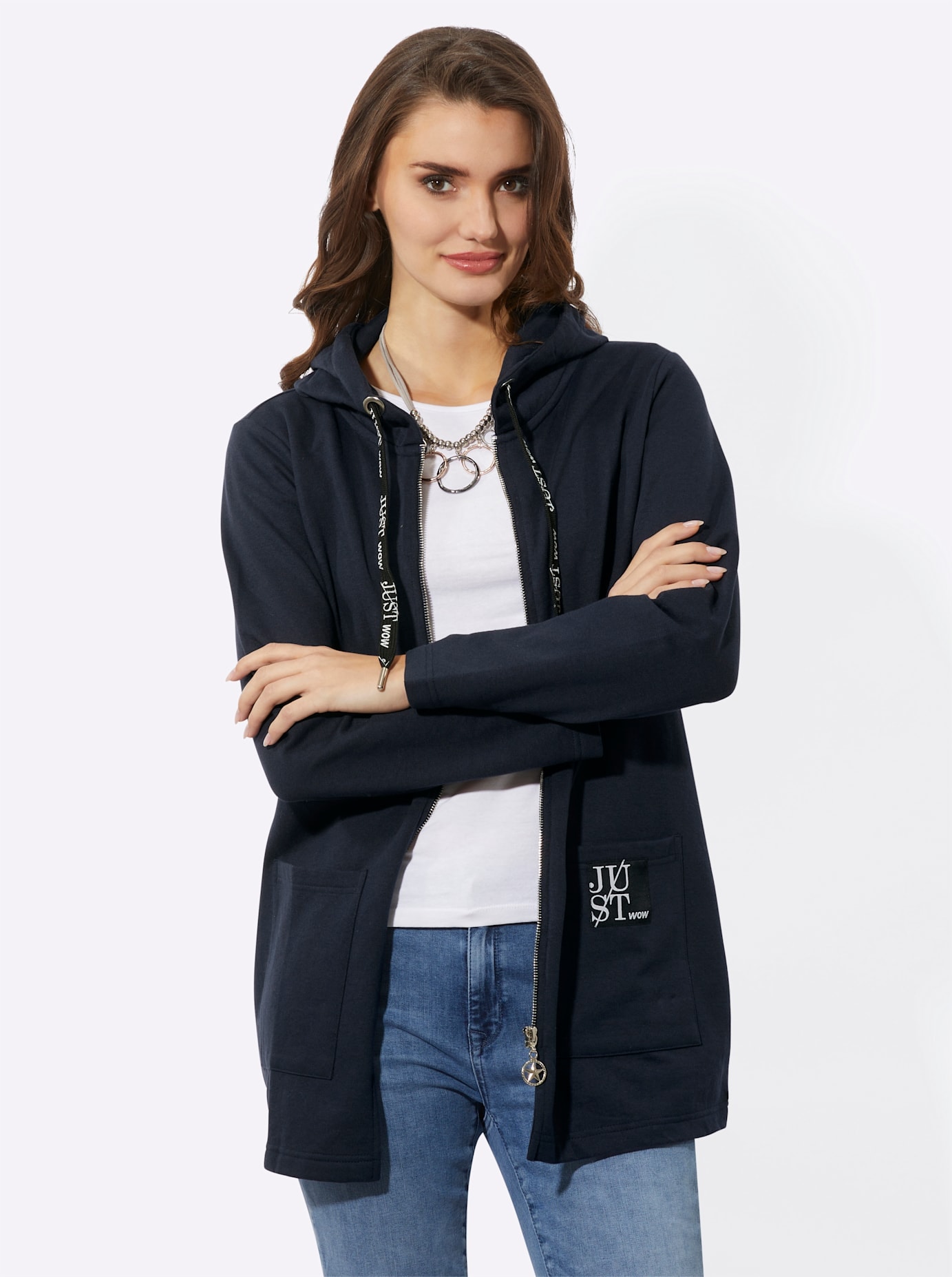 Inspirationen Shirtjacke "Sweatjacke" 1 Stk.