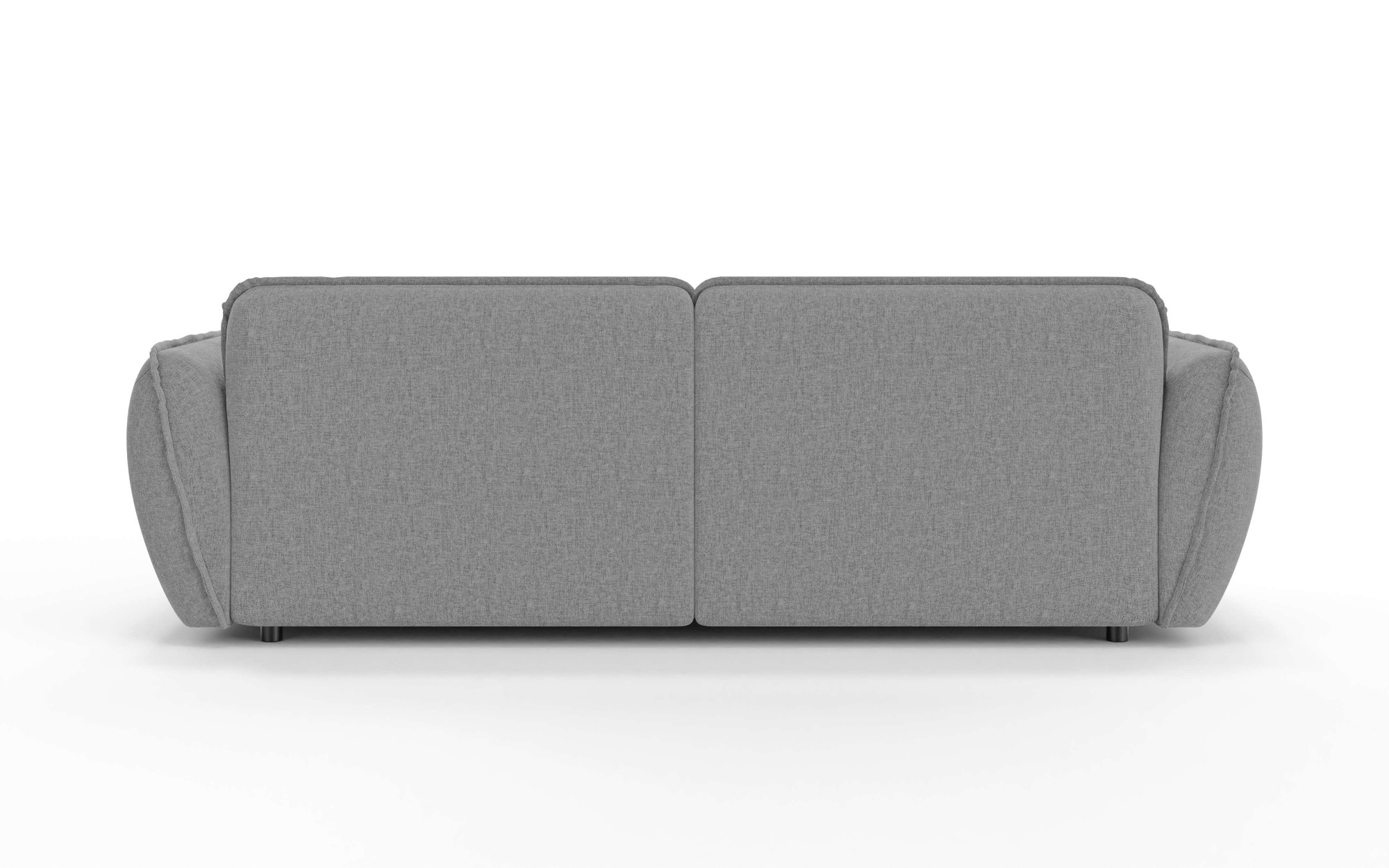 Home affaire Ecksofa »MIRELDA L-Form mit Steppungen, Recamiere rechts/links, Breite 253 cm« Sitztiefe 62 cm, elegant und bequem, 2 Zierkissen, belastbar bis 480kg