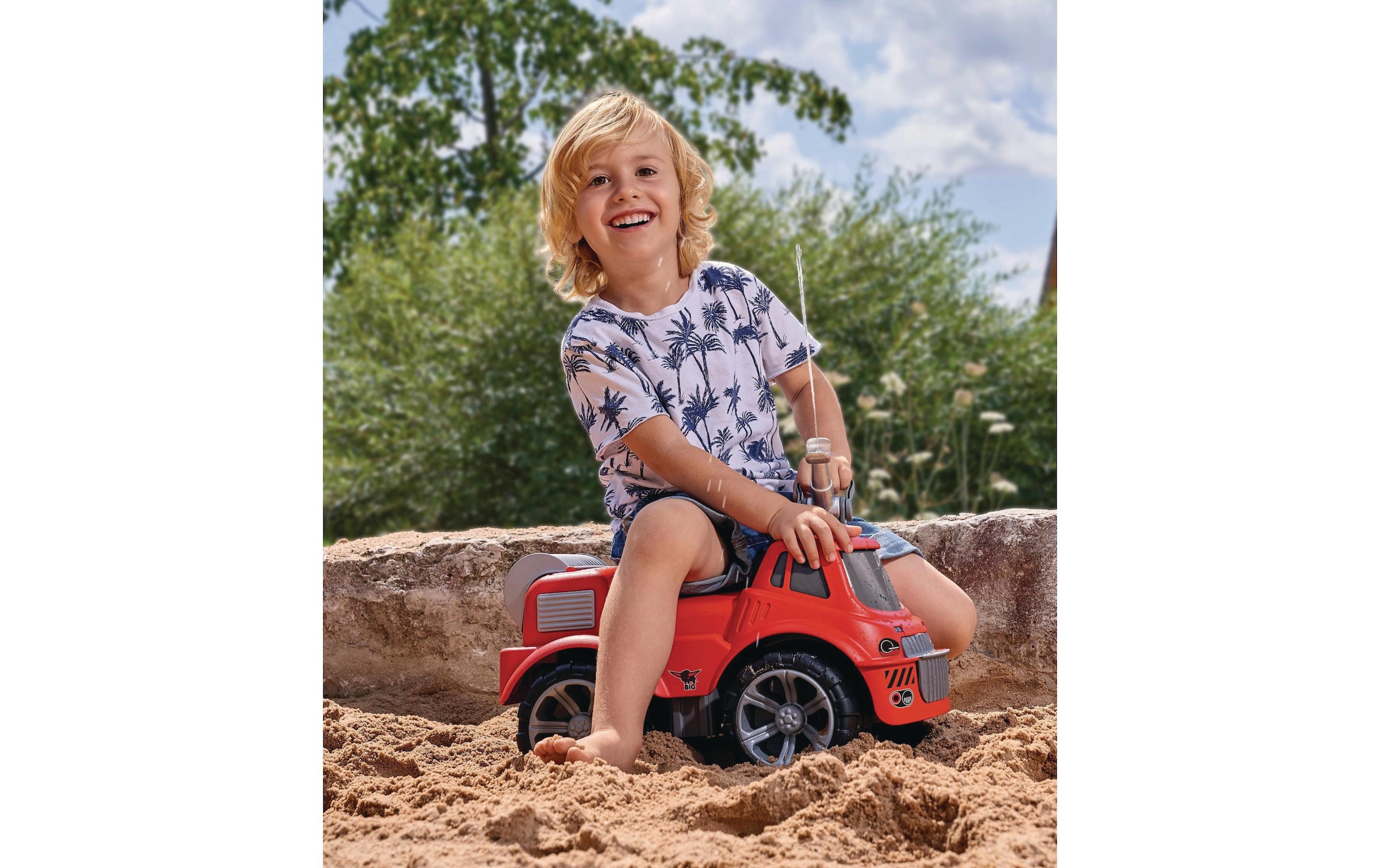 BIG Rutscherauto »Power-Worker Maxi Firetruck«