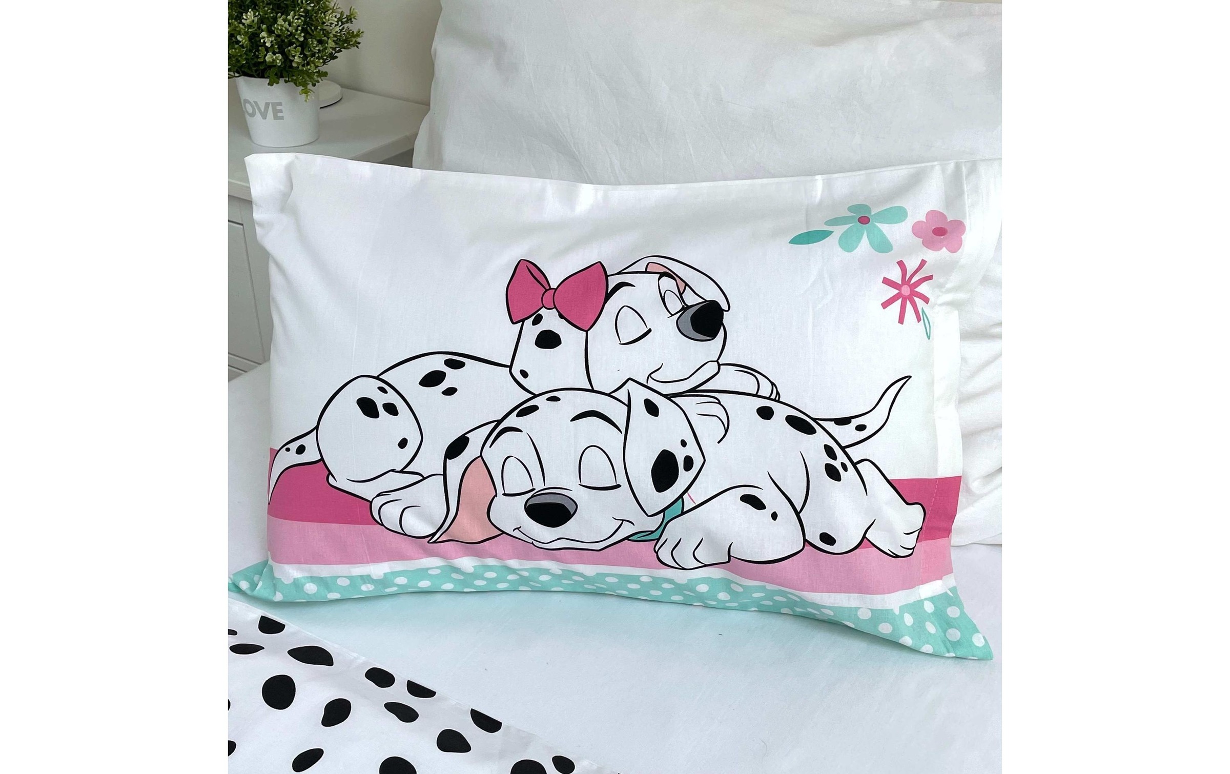 Kinderbettwäsche »Jerry Fabrics 101 Dalmatians 100 x 135 cm + 40 x 60 cm«