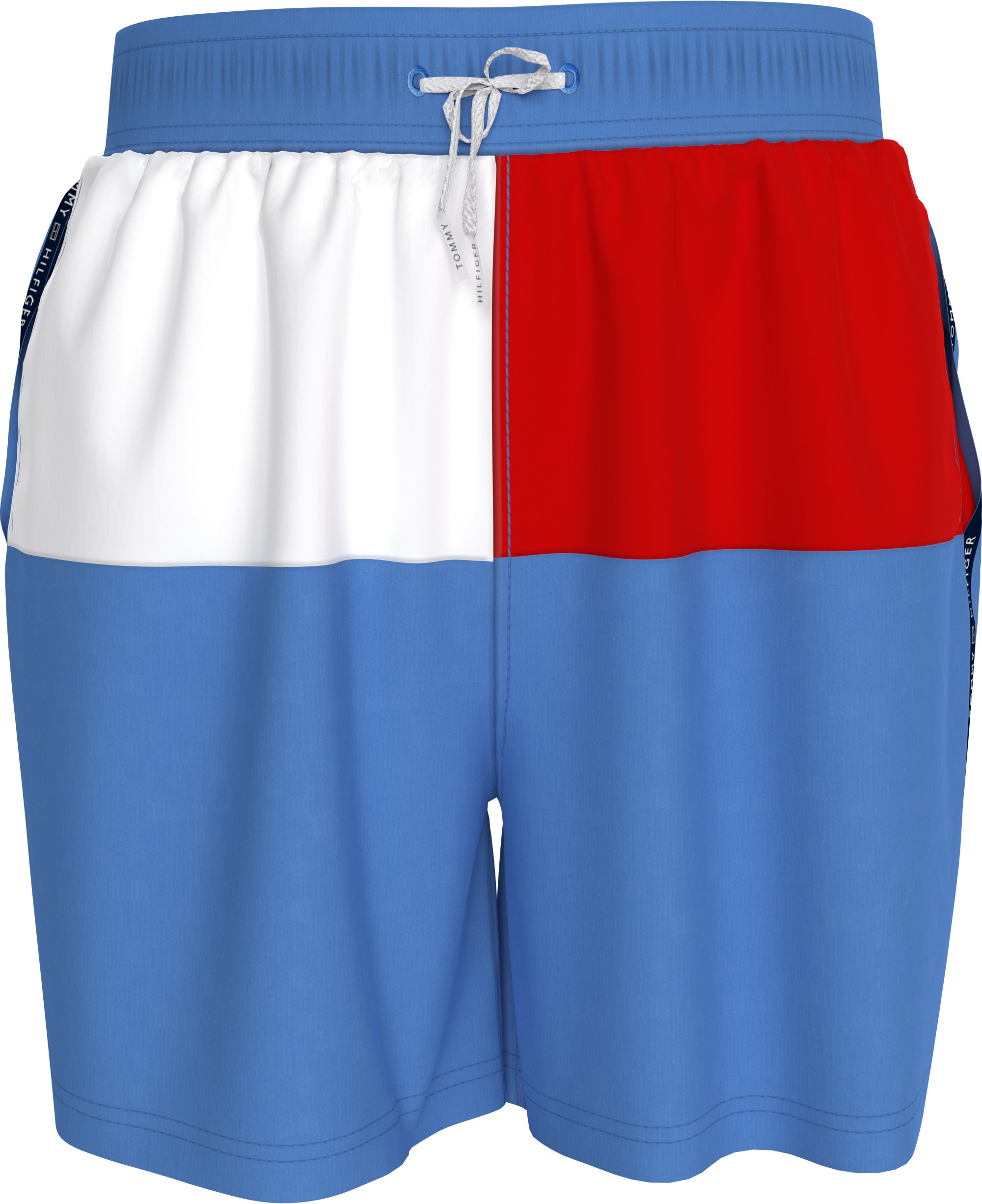 Tommy Hilfiger Swimwear Badeshorts »MEDIUM DRAWSTRING«, im Color Block-Design