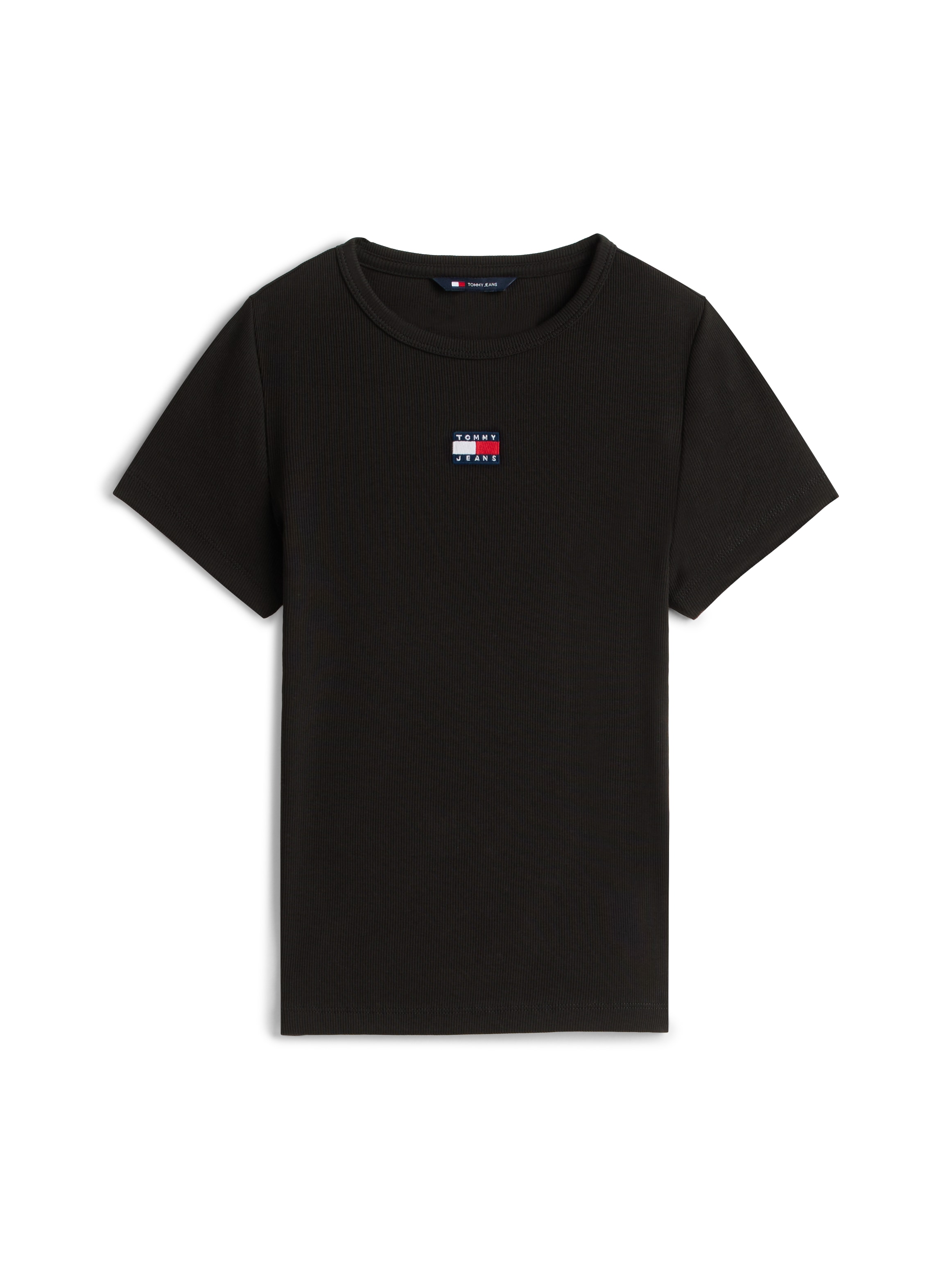 Tommy Jeans T-shirt à manches courtes »TJW SLIM BADGE RIB TEE« mit gerippter Struktur
