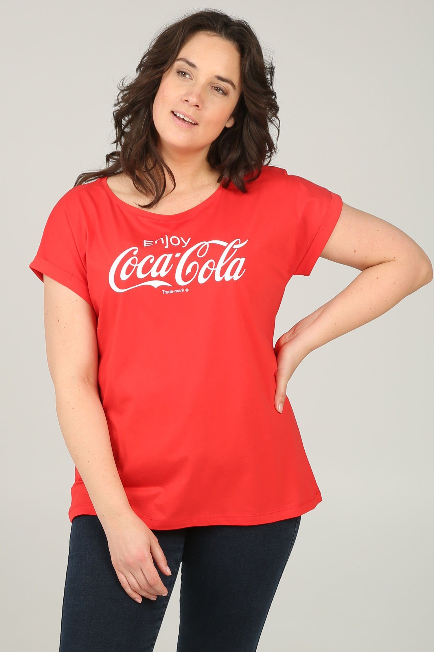 Print-Shirt »T-Shirt mit Coca-Cola-Aufdruck«