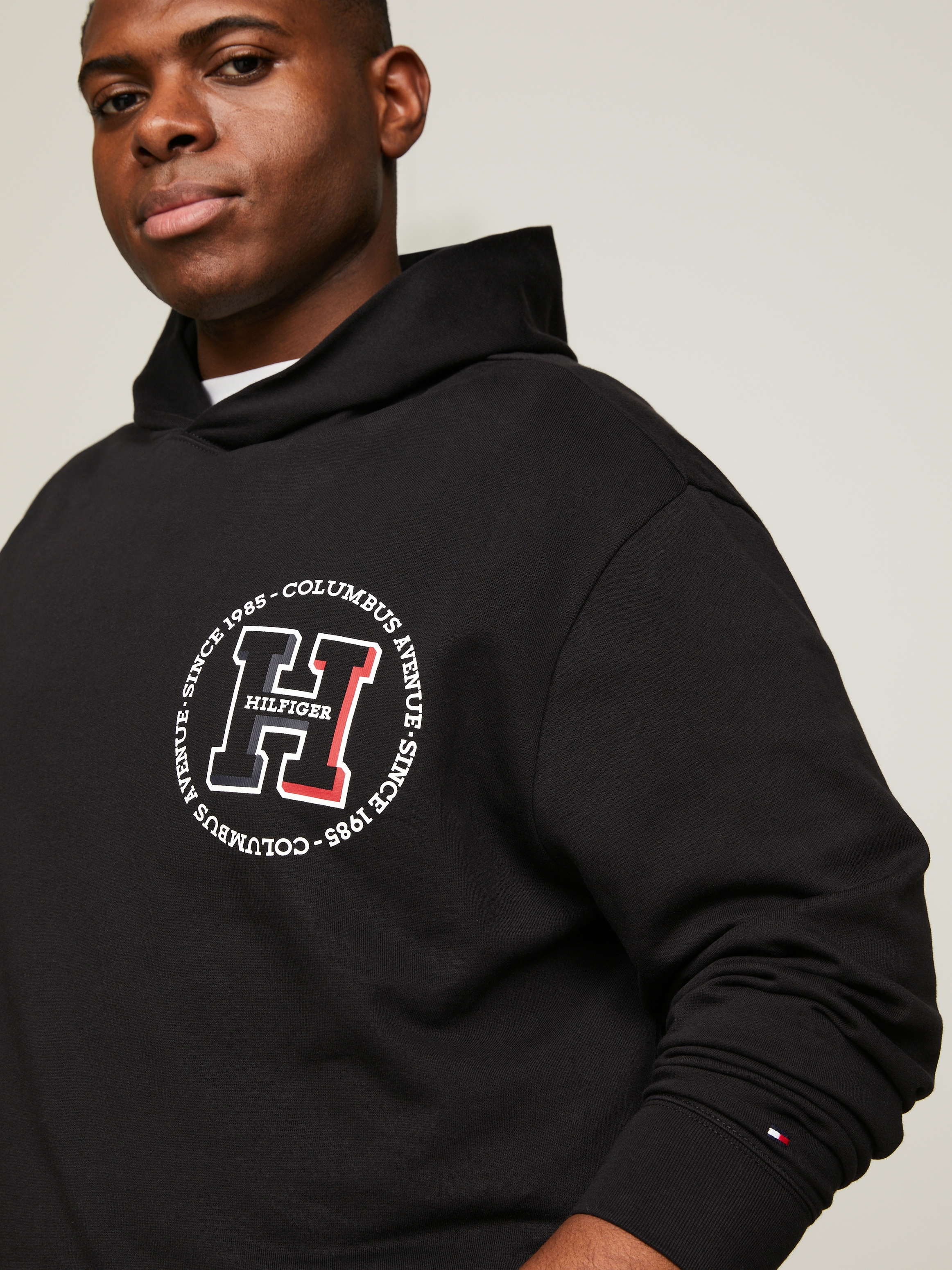 Tommy Hilfiger Big & Tall Hoodie »BT-HILFIGER H ROUNDEL HOODY-B«, Grosse Grössen