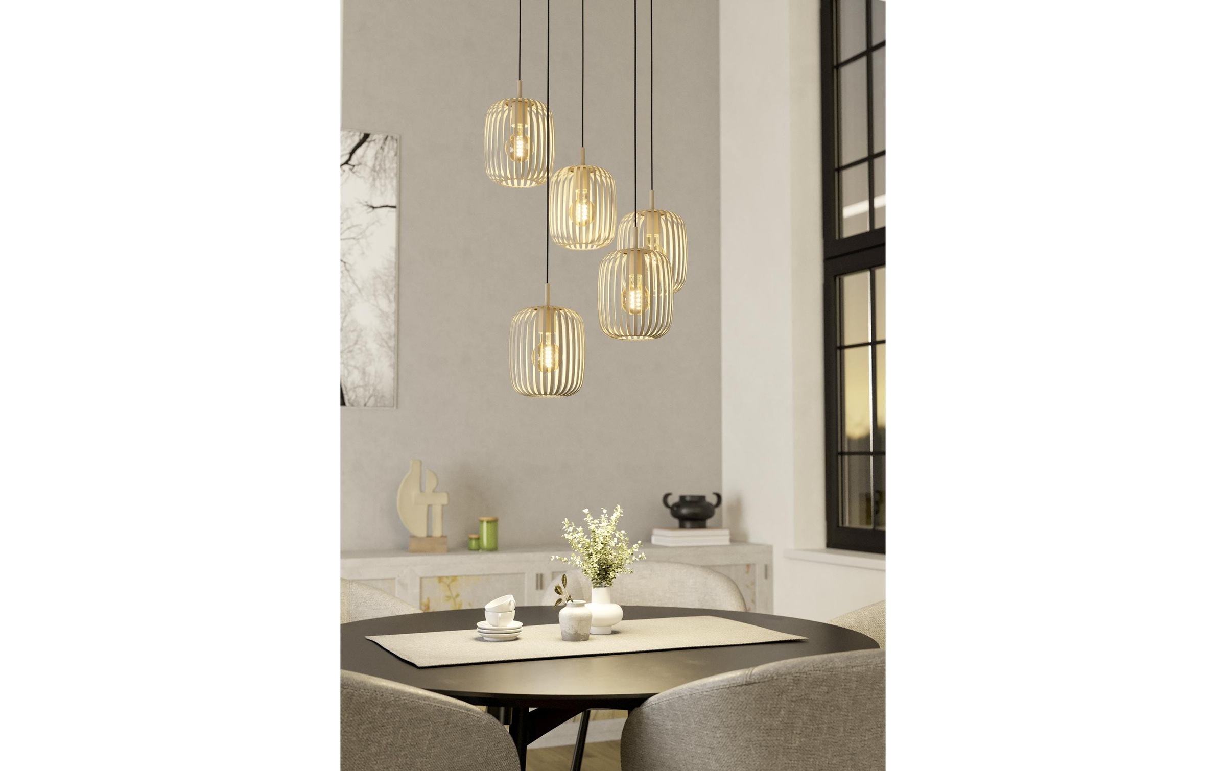 EGLO LED Pendelleuchte »ROMAZZINA exkl E27 5x40W«