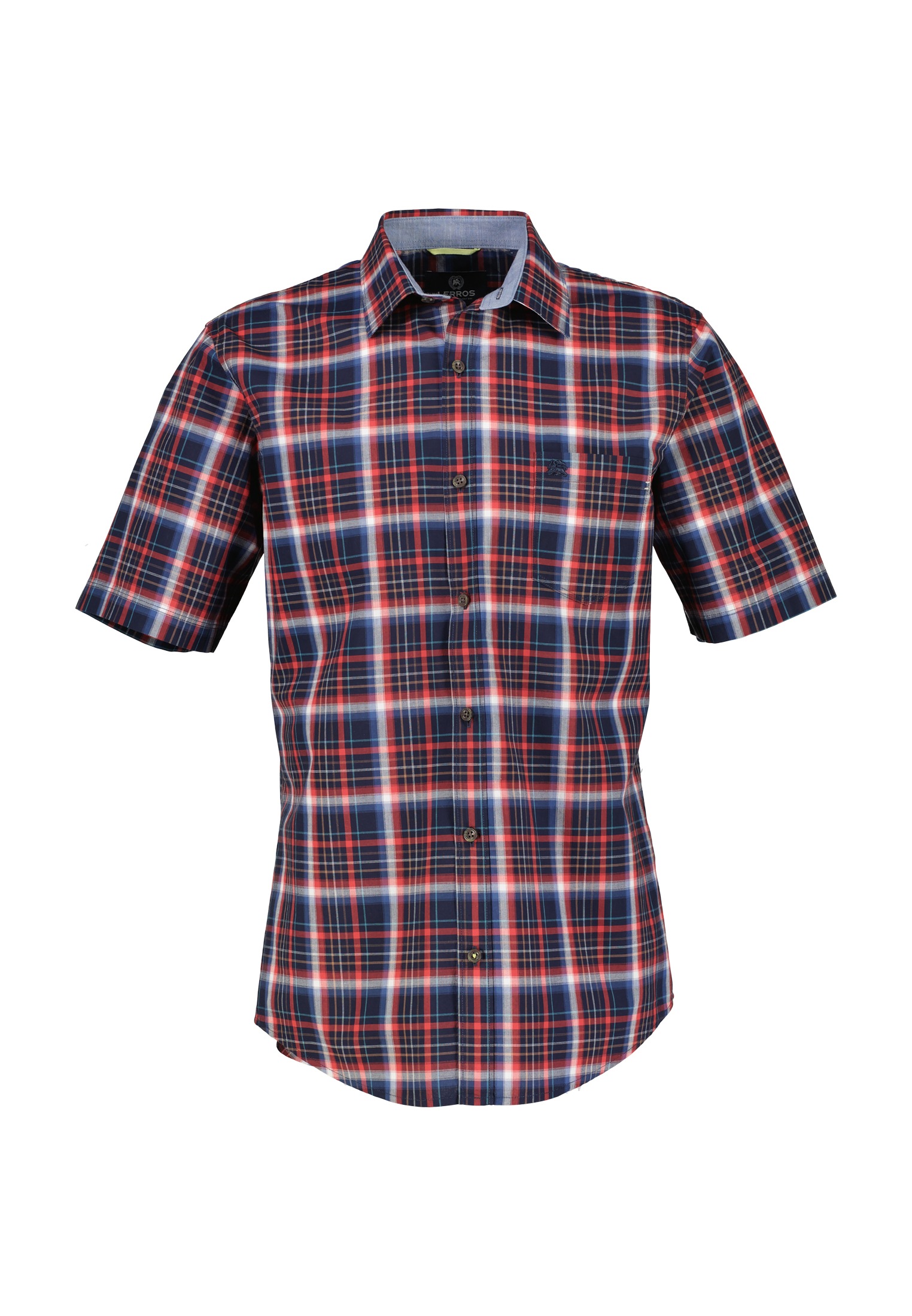 Image of LERROS Kurzarmhemd "Kurzarmhemd *Poplin Check*"