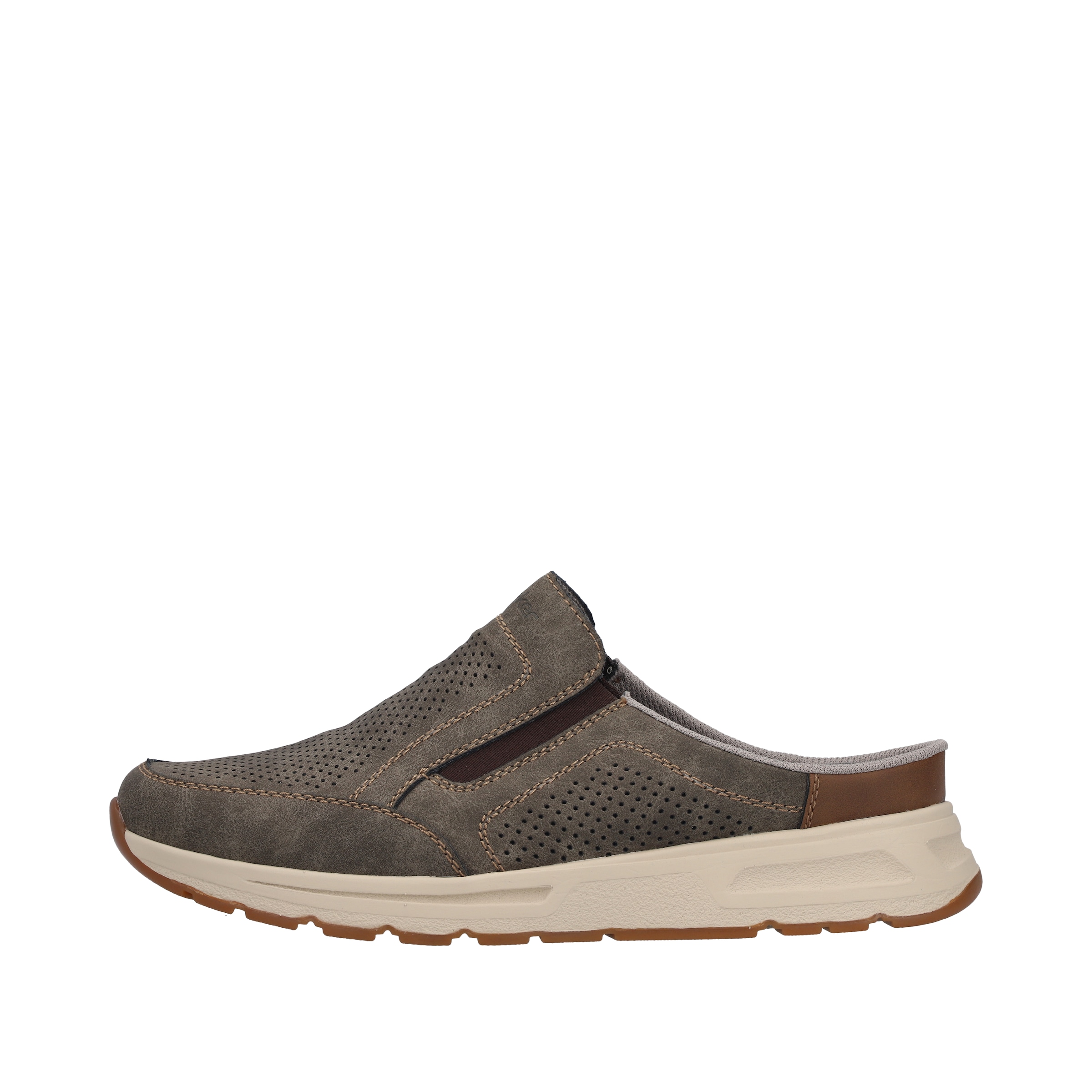 Rieker 1100000002199  Sommerschuh, Hausschuh mit seitlichen Stretcheinsätzen