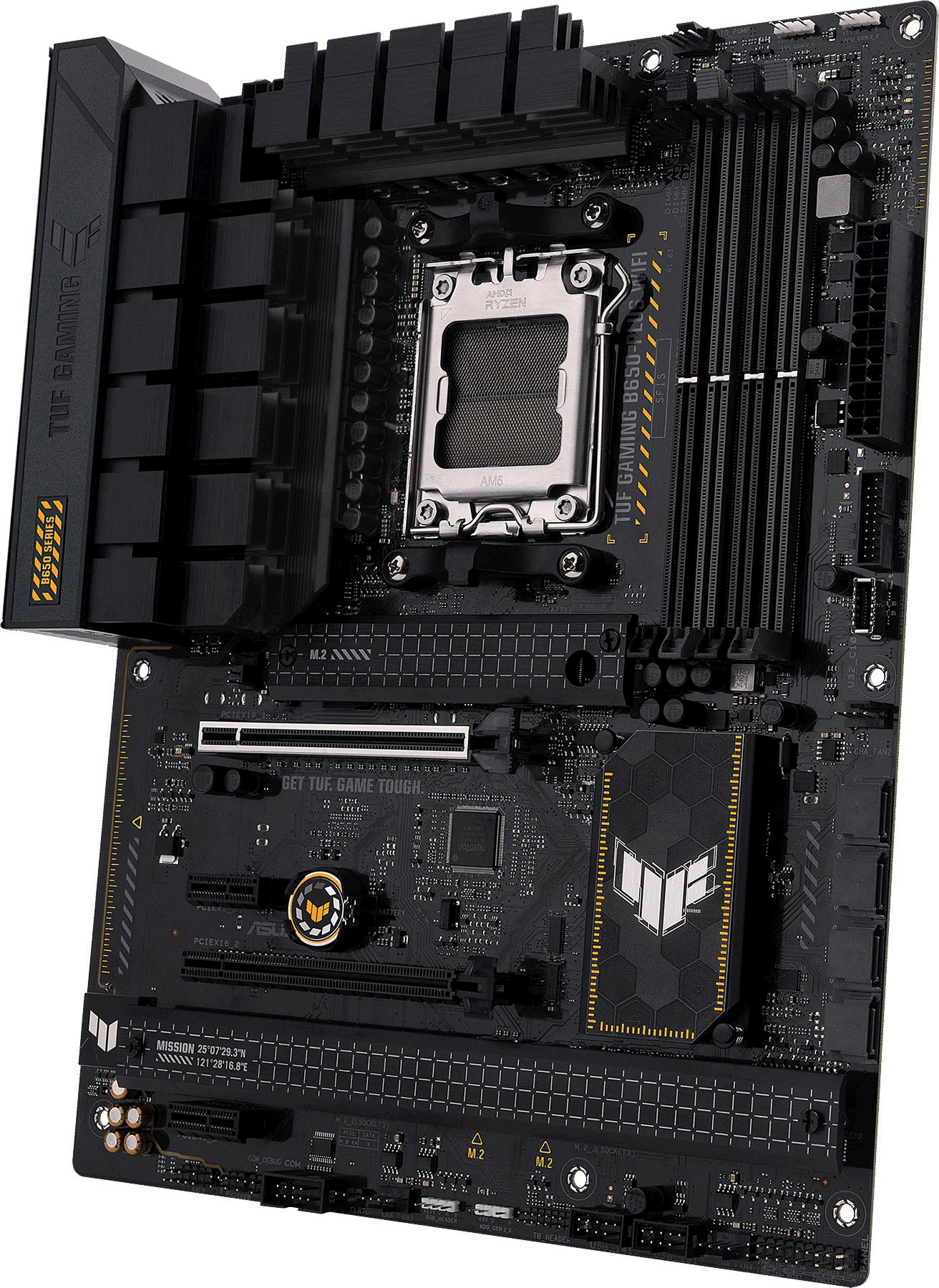 Asus Mainboard »TUF GAMING B650-PLUS WIFI«, Ryzen 7000, ATX, PCIe 5.0, DDR5-Speicher, 14 Power Stages