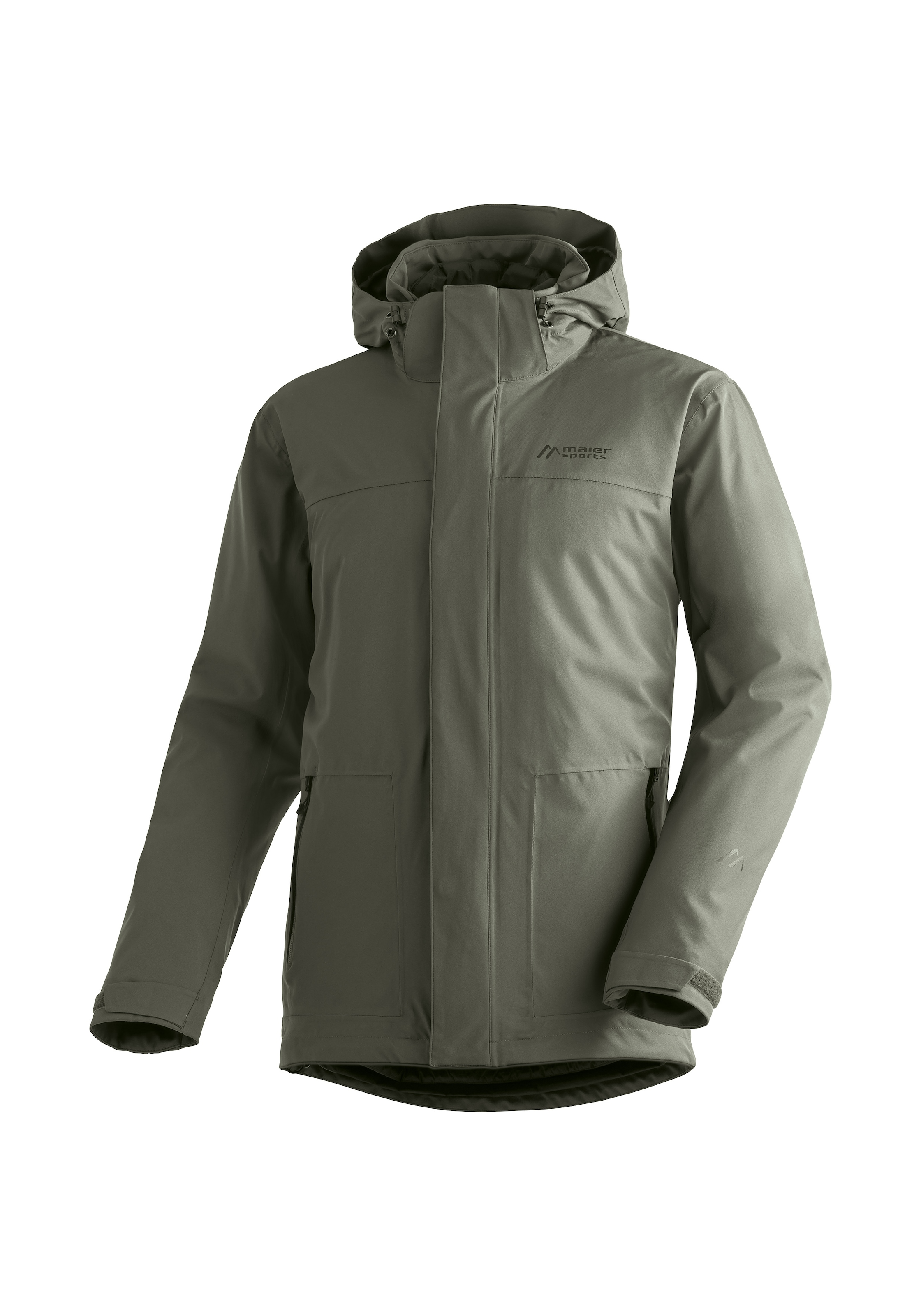 Maier Sports Winterjacke »Peyor 3in1« warme Herren Jacke, wattierte Regenjacke, wasserdicht + atmungsaktiv