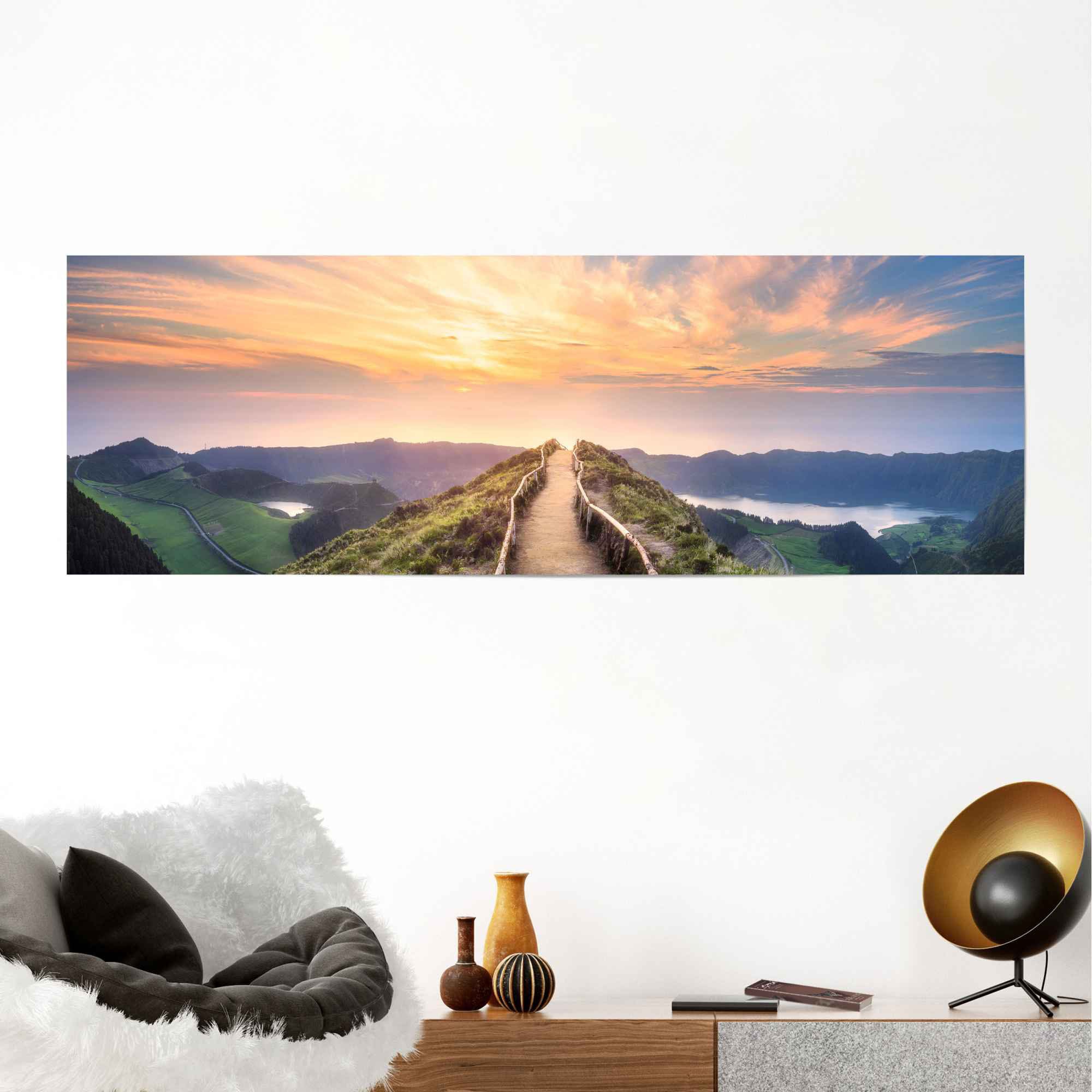 Reinders! Poster »Morgenröte Sonnenaufgang - Ausblick - Landschaft - Berge«, (1 St.)