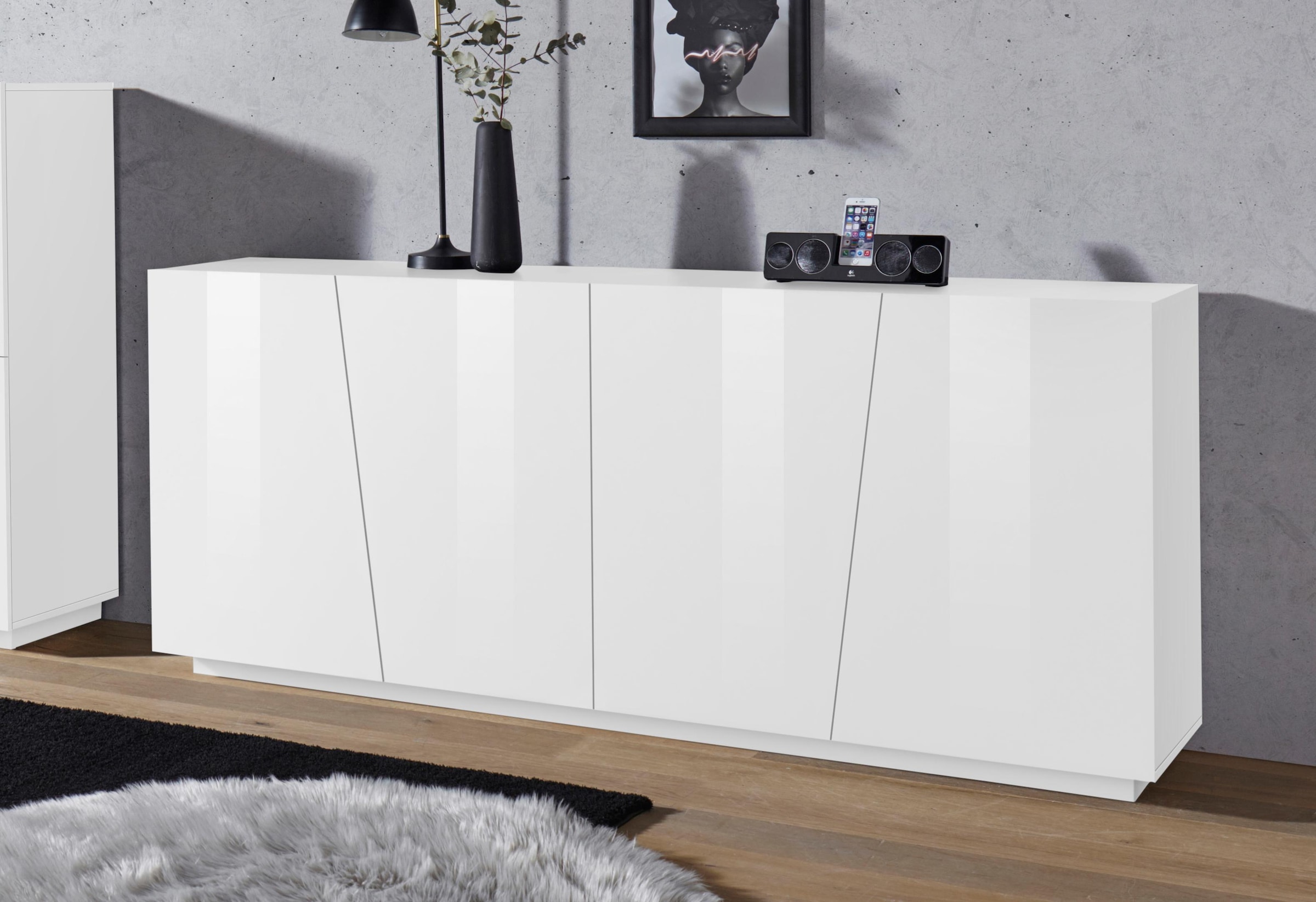 Image of Home affaire Sideboard "Vega" Kommode mit 4 Türen, Breite 200 cm