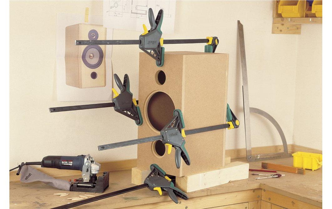 Wolfcraft Schraubzwinge »EHZ PRO 100« Ausladung 100 mm / Dehnbereich 210 - 710 mm