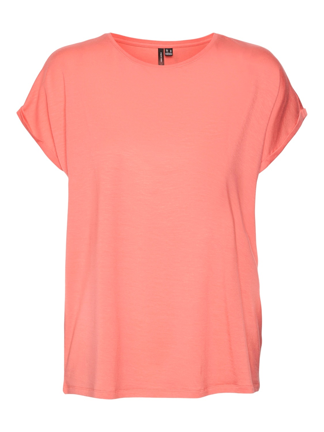 Vero Moda Rundhalsshirt »VMAVA PLAIN SS TOP GAJRS NOOS«