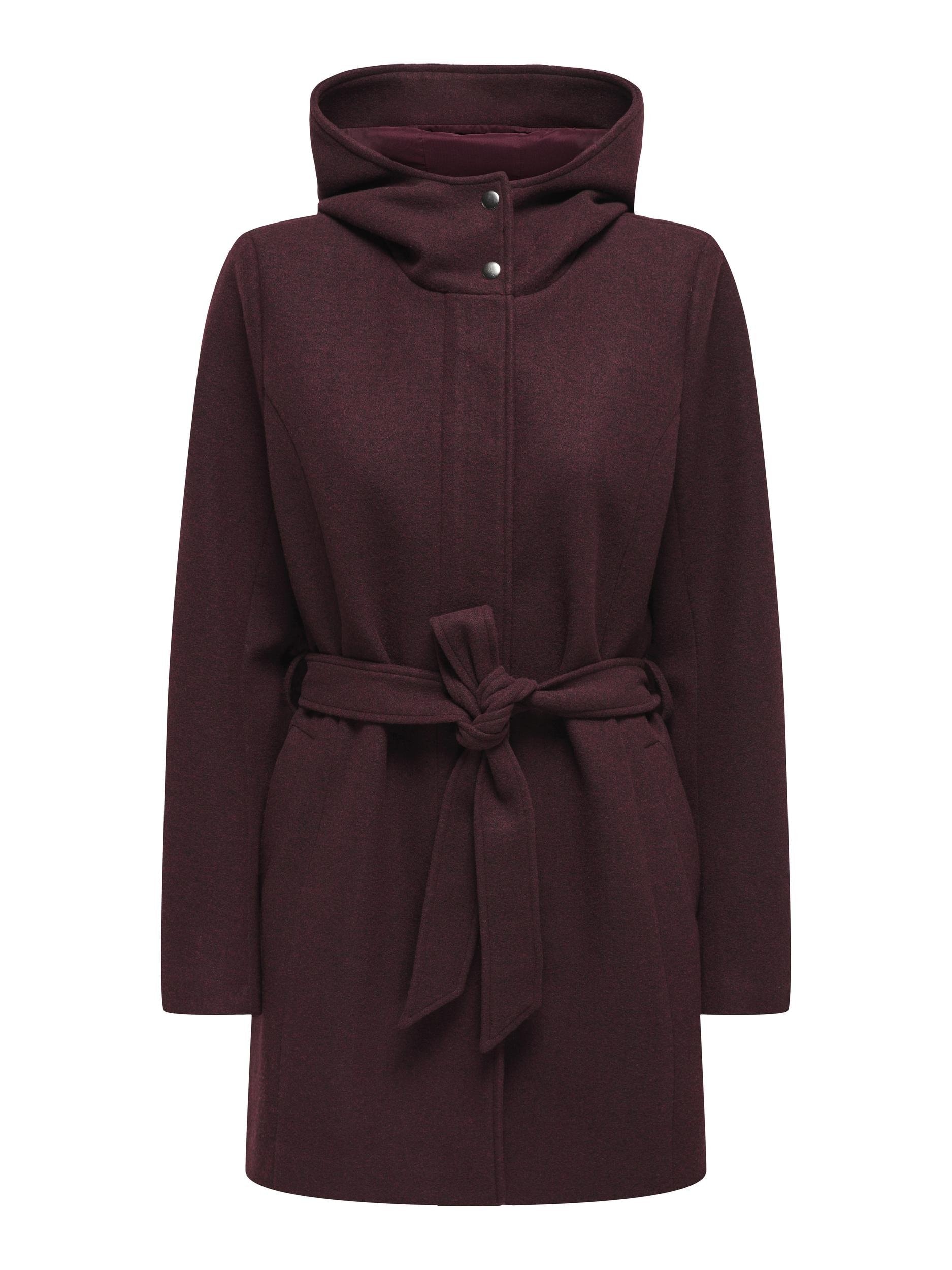 ONLY Kurzmantel »ONLEMMA HOODED BELT COAT OTW«