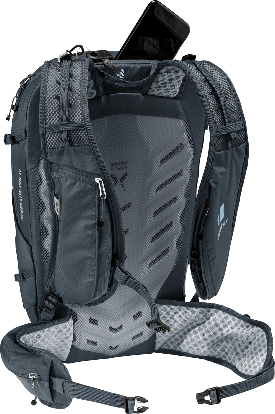 deuter Sac à dos de randonnée »SPEED LITE PRO 19« für schnelle Touren, mit Taschen an Schulterträgern und Hüftflossen