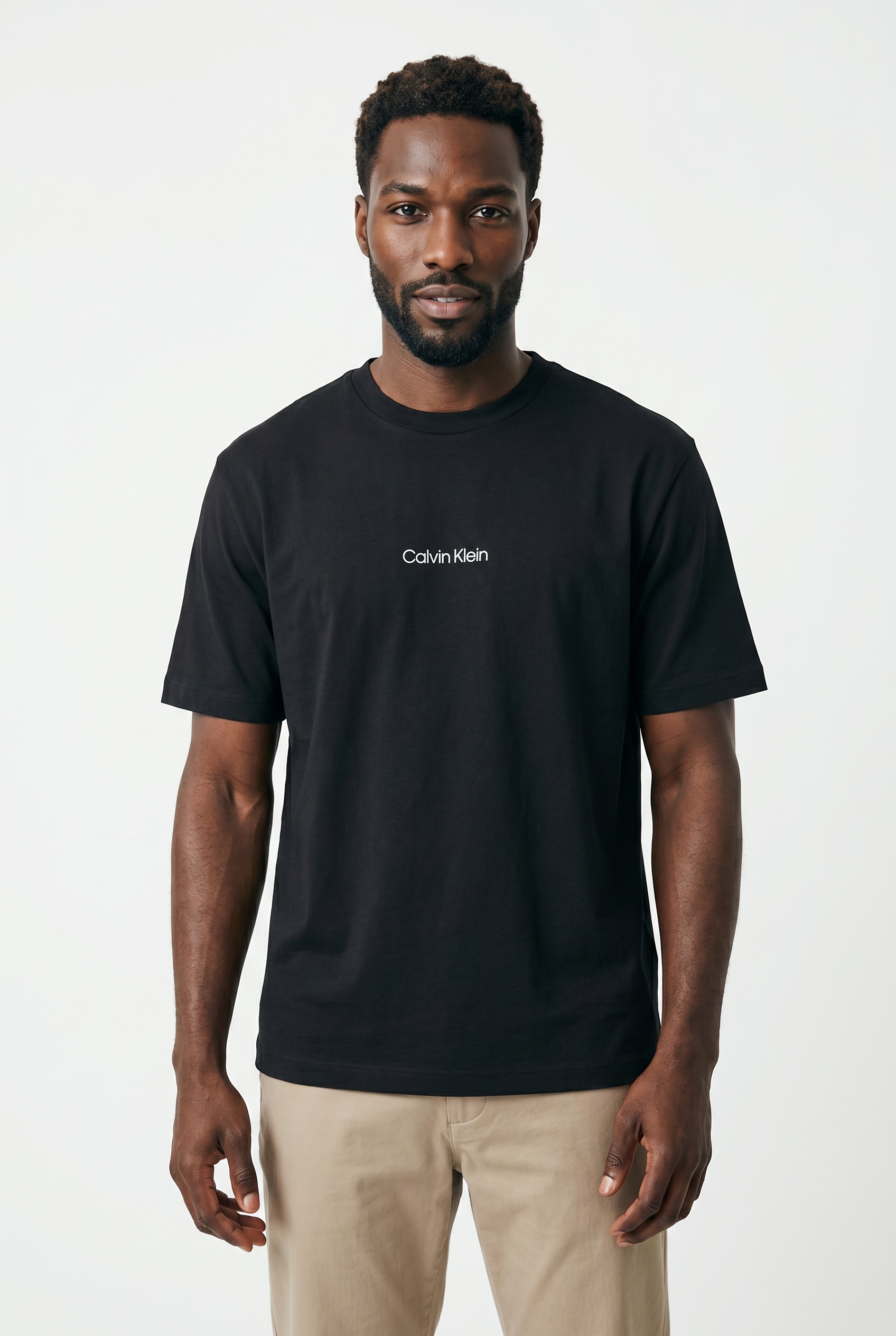 Calvin Klein Swimwear T-shirt Coupe régulière avec col rond