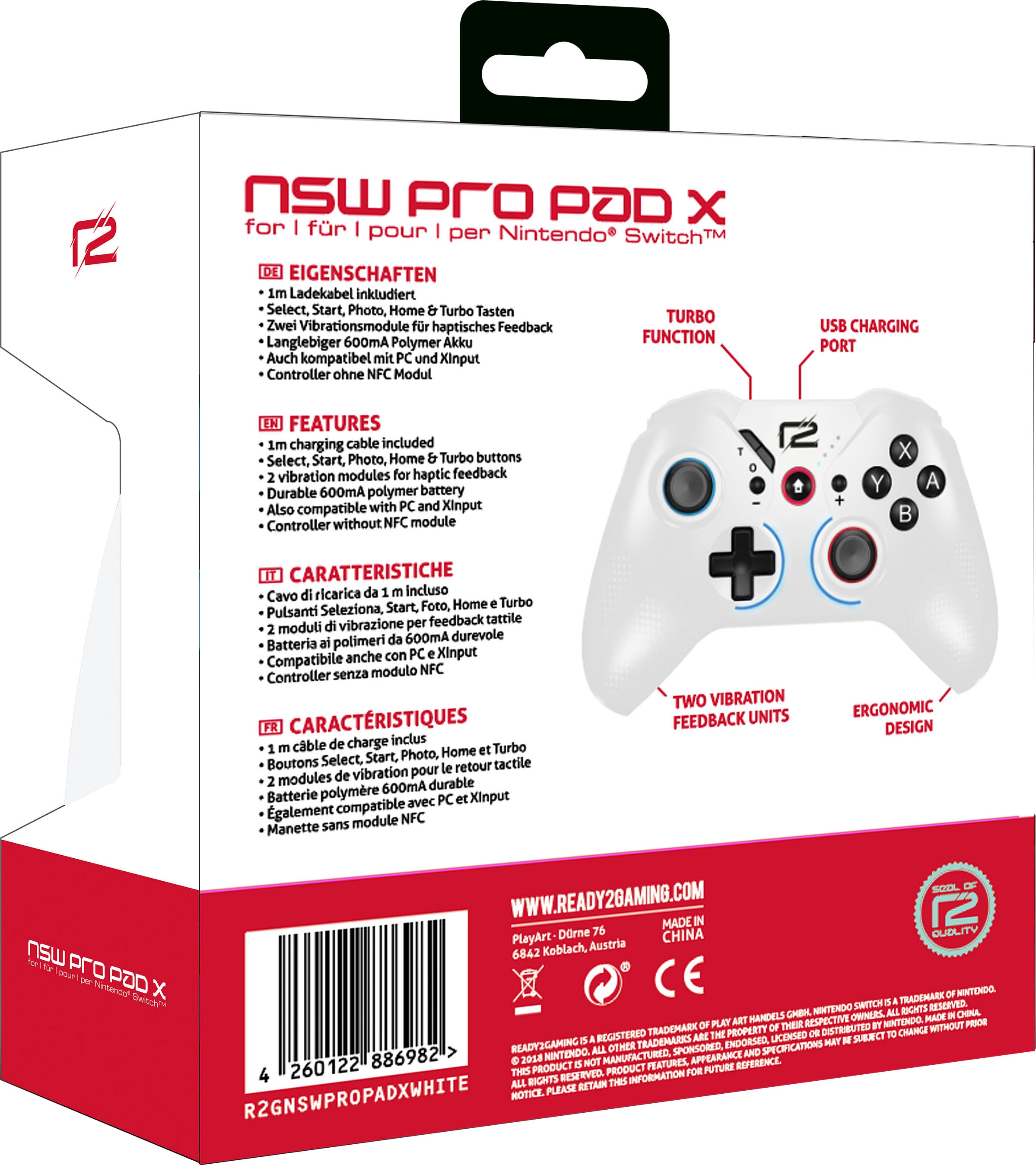 UBISOFT Spielesoftware »NSW Mario Rabbids Sparks of Hope & NSW PRO PAD X«, Nintendo Switch