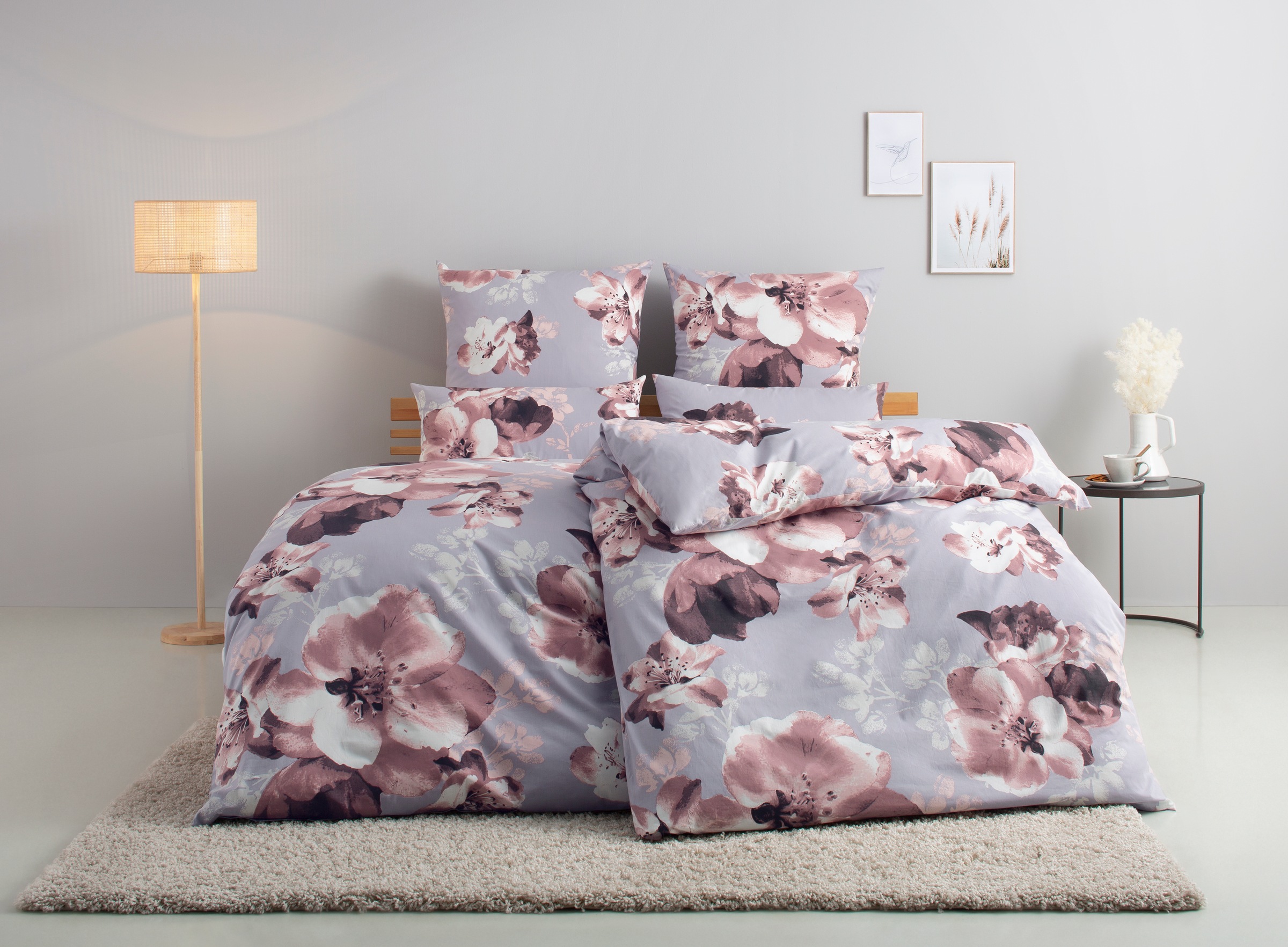 Image of GOODproduct Bettwäsche "MELINA" 2 Stk. florale Bettwäsche mit Reissverschluss, ab Gr. 135x200 cm