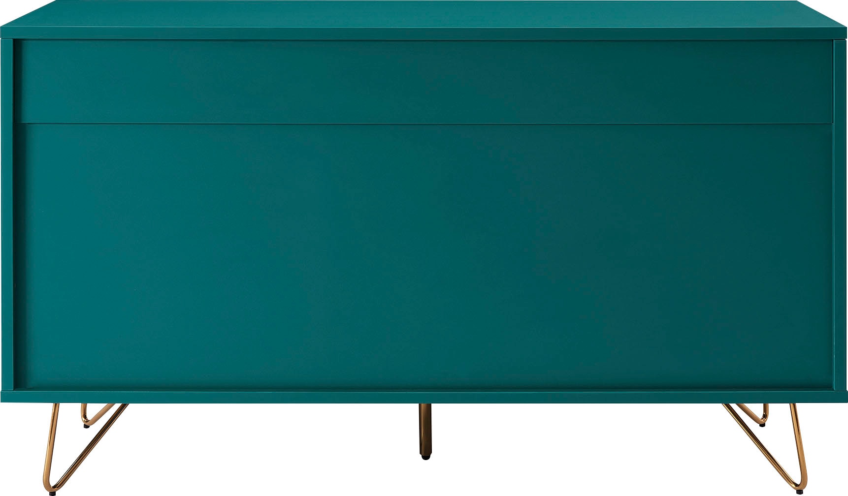 SalesFever Commode »Bolton Design Sideboard mit Stauraum« Pieds épingle en métal avec alliage de laiton