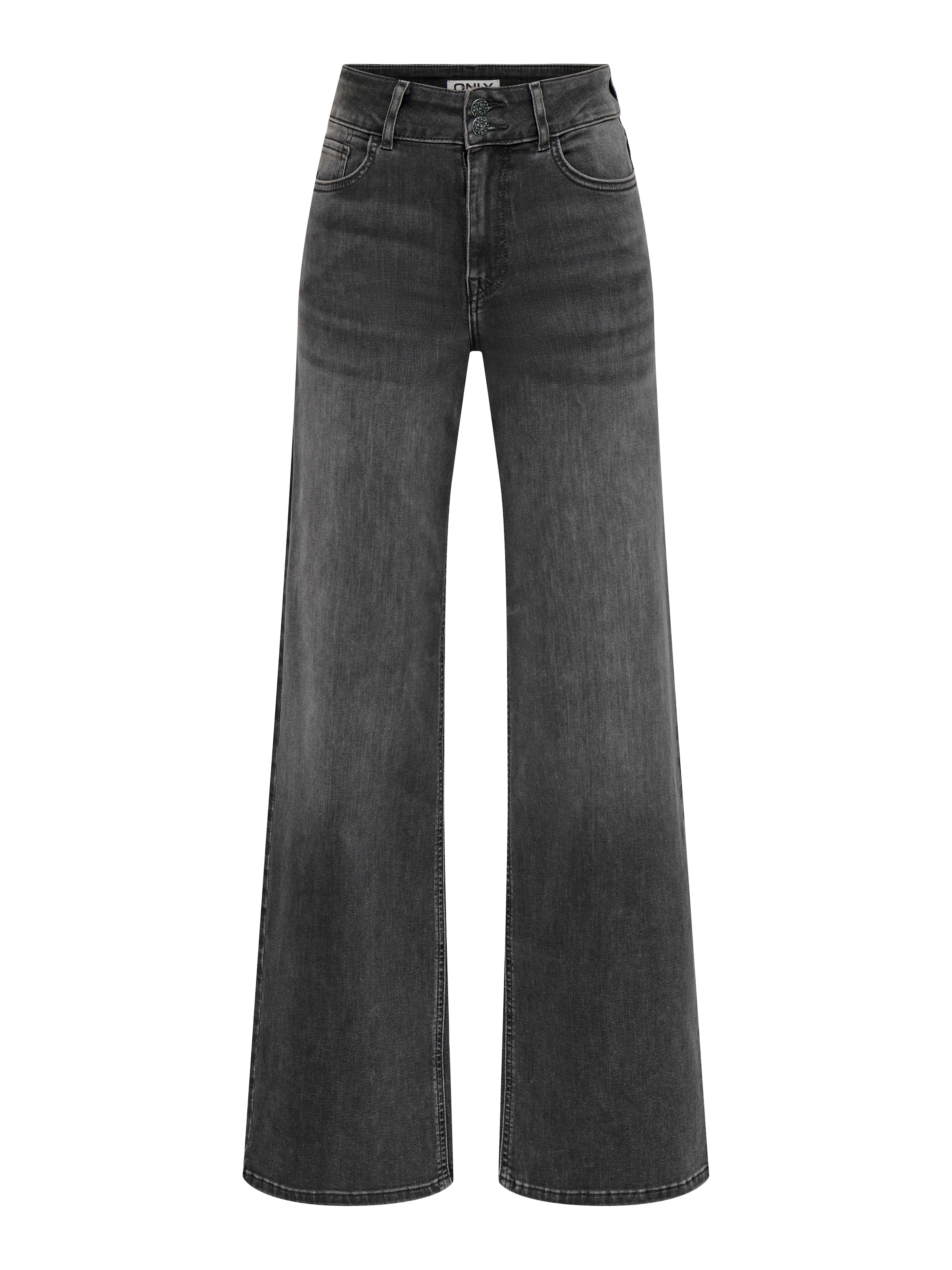 ONLY Jeans taille haute »ONLMADISON BLUSH HW WD DB BT SIK221 NOOS« hohe Leibhöhe, weite Beinform, gewaschener Denim-Look