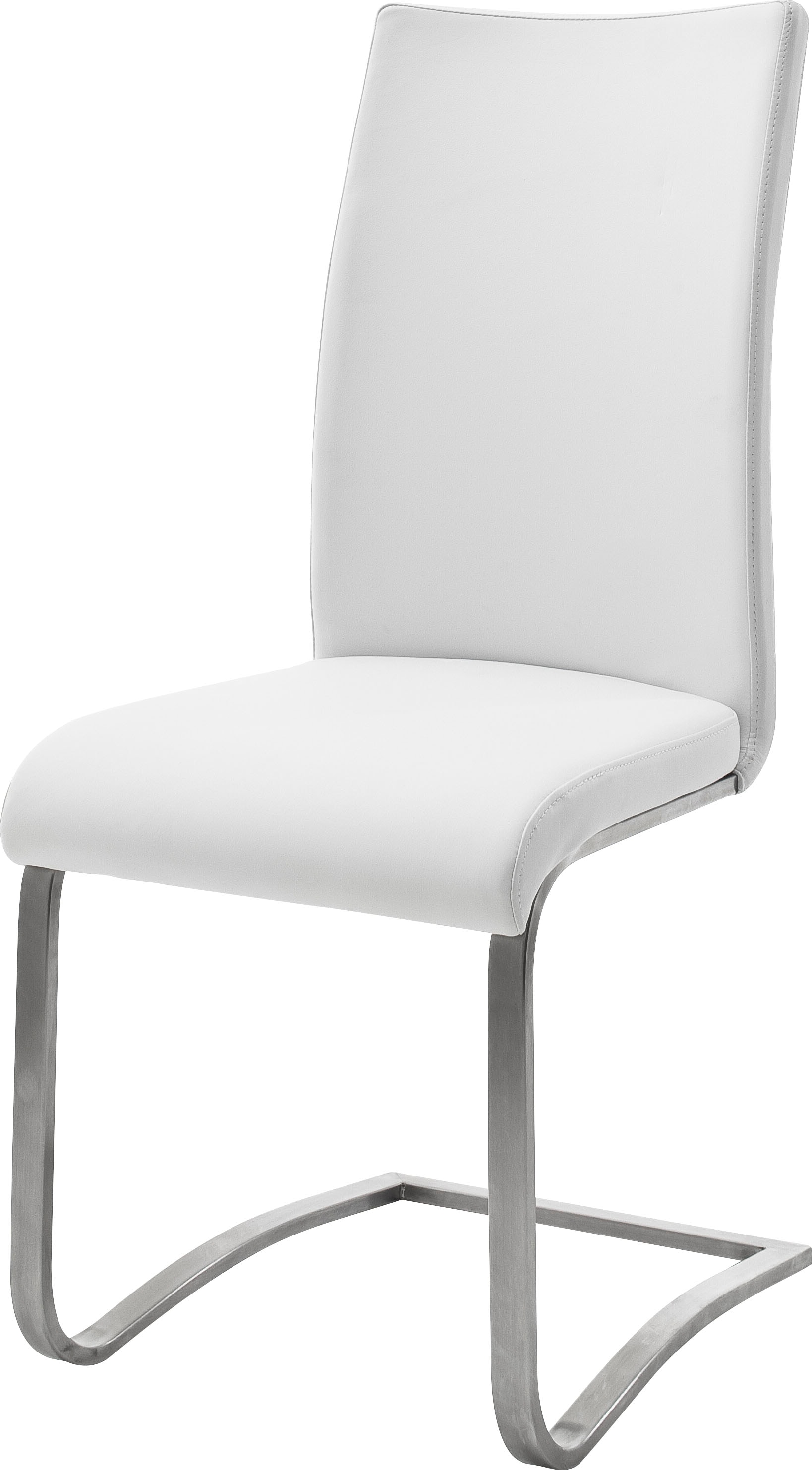 MCA furniture Freischwinger »Arco«, (Set), St., günstig kaufen belastbar Kg Leder, bis 130 mit Stuhl 2 Echtlederbezug