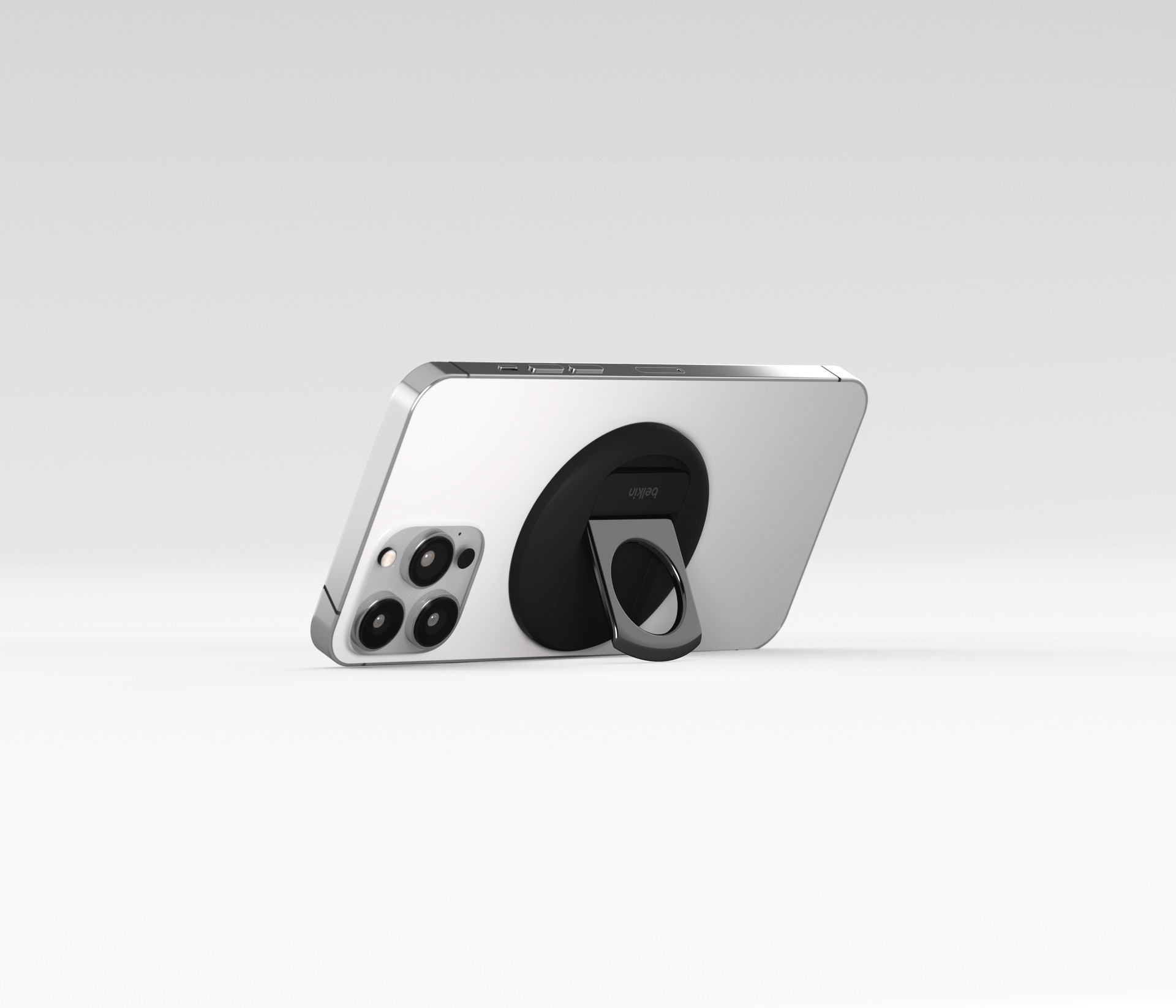 Belkin Smartphone-Halterung »iPhone Halter mit MagSafe für MacBooks«, auch als Ringgriff oder Ständer verwendbar